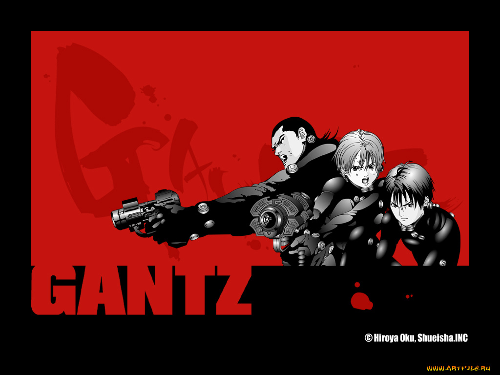 аниме, gantz