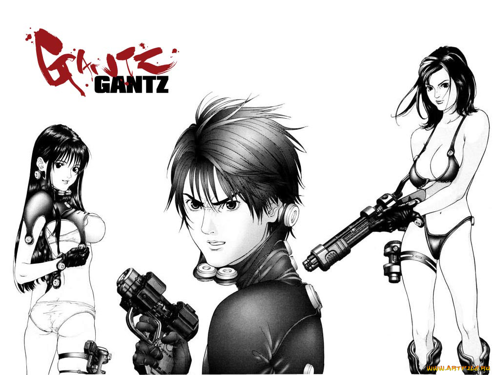 аниме, gantz