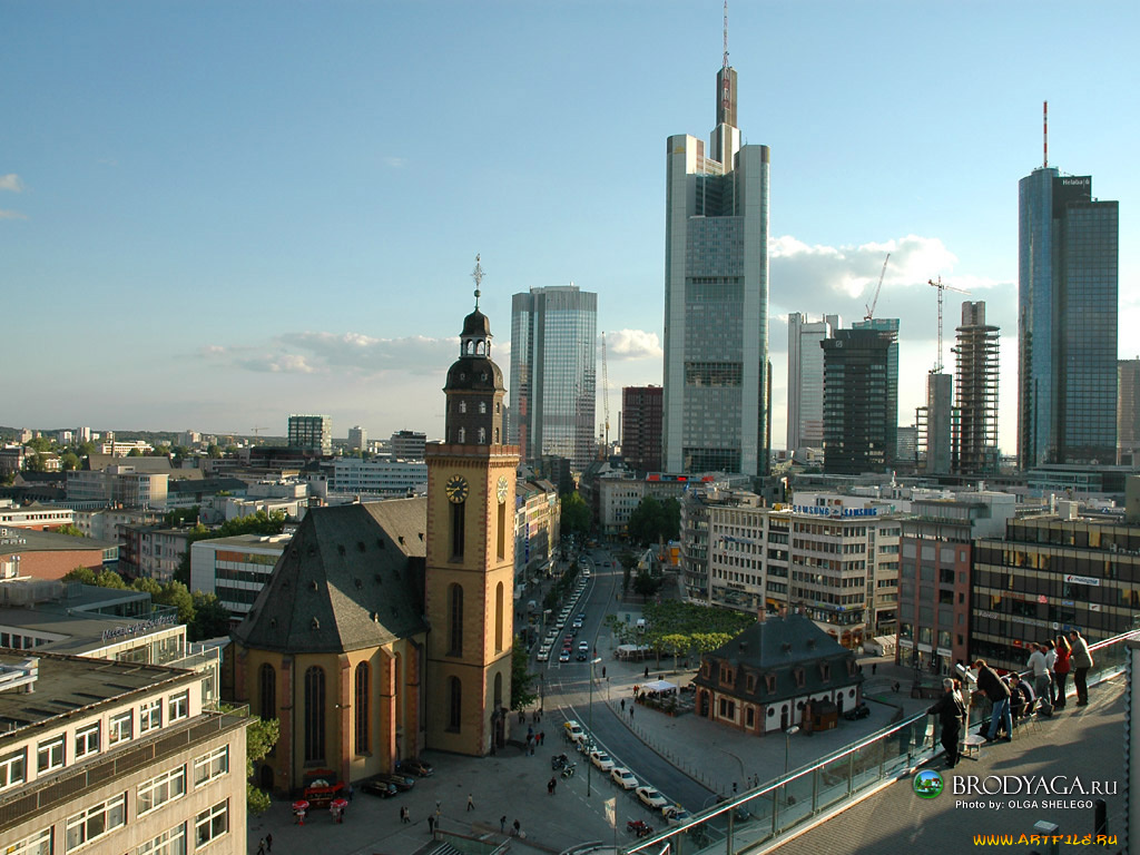 frankfurt, города, улицы, площади, набережные