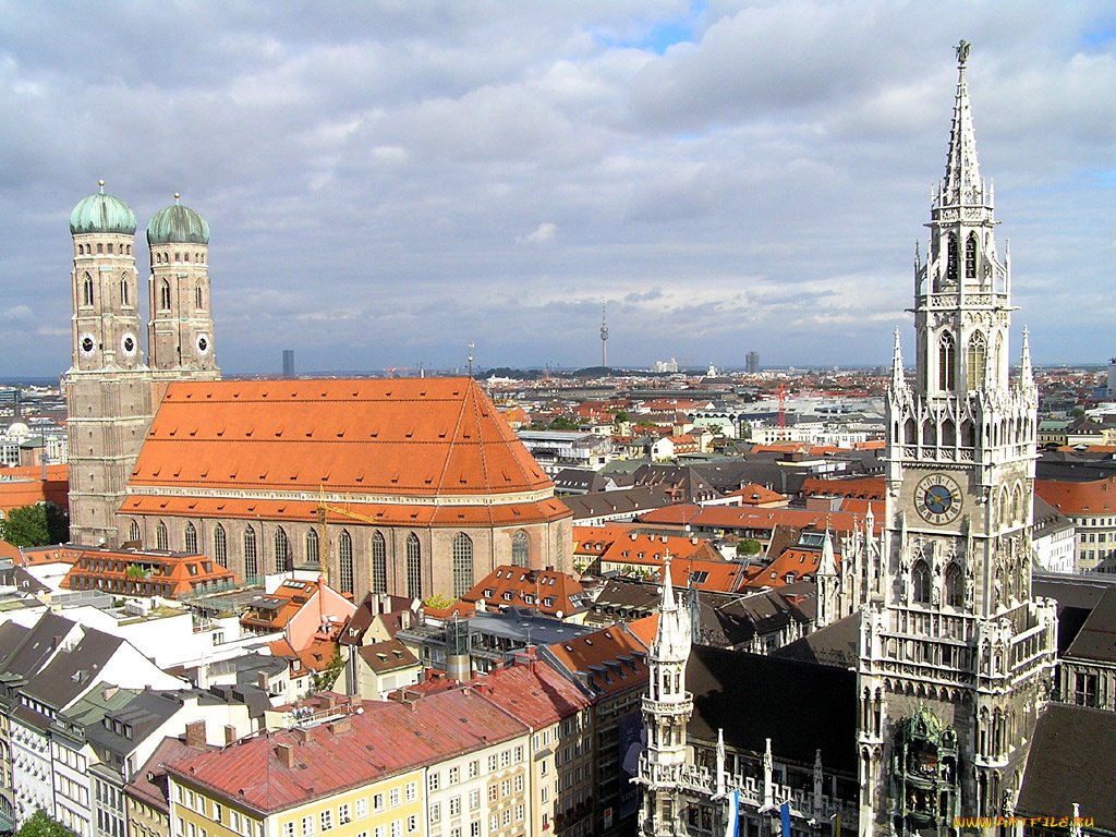 munich, города, католические, соборы, костелы, аббатства