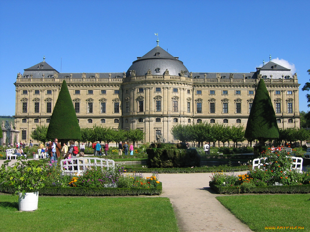 wuerzburg, города, дворцы, замки, крепости