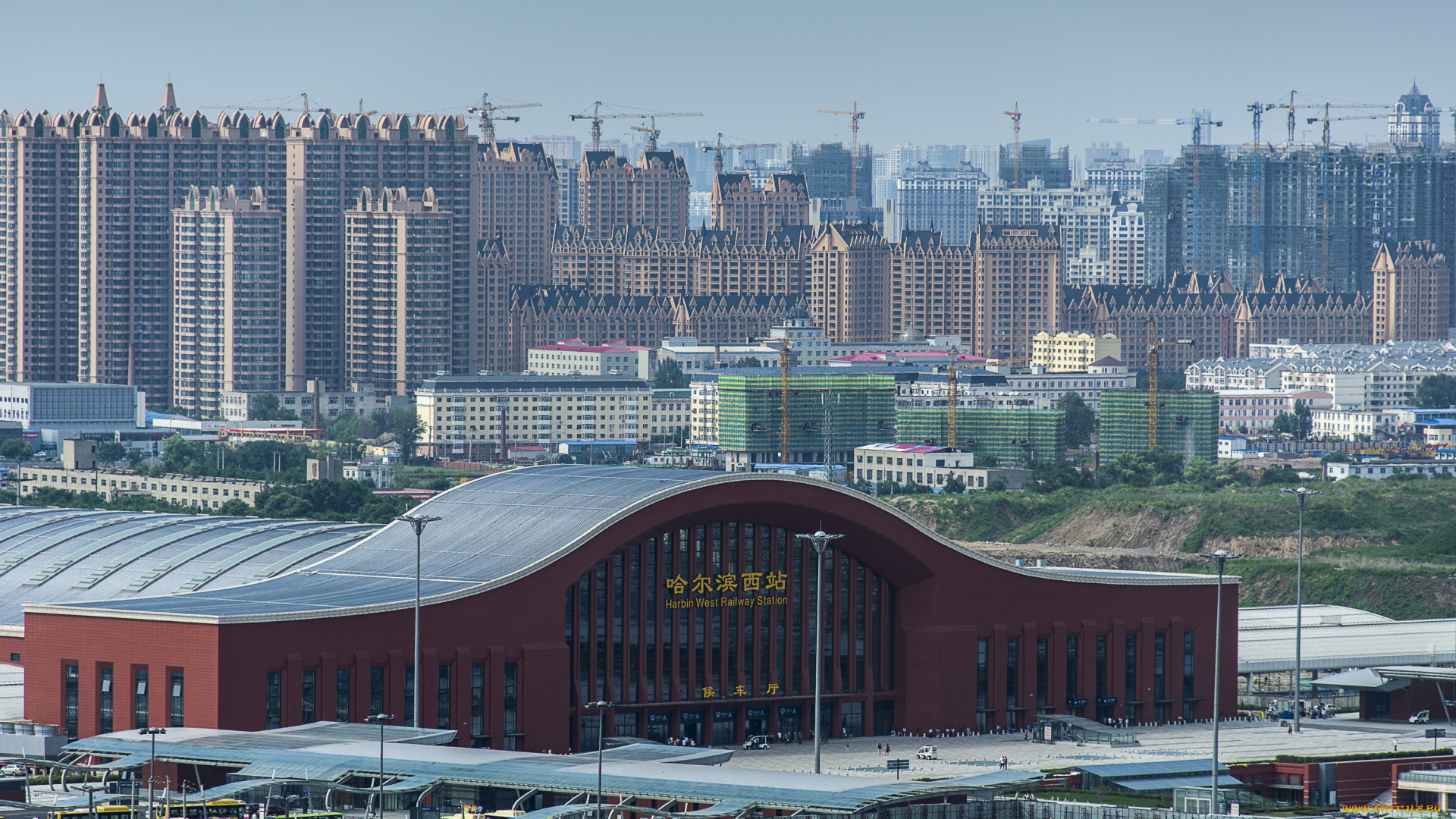 harbin, , china, города, -, здания, , дома, китай