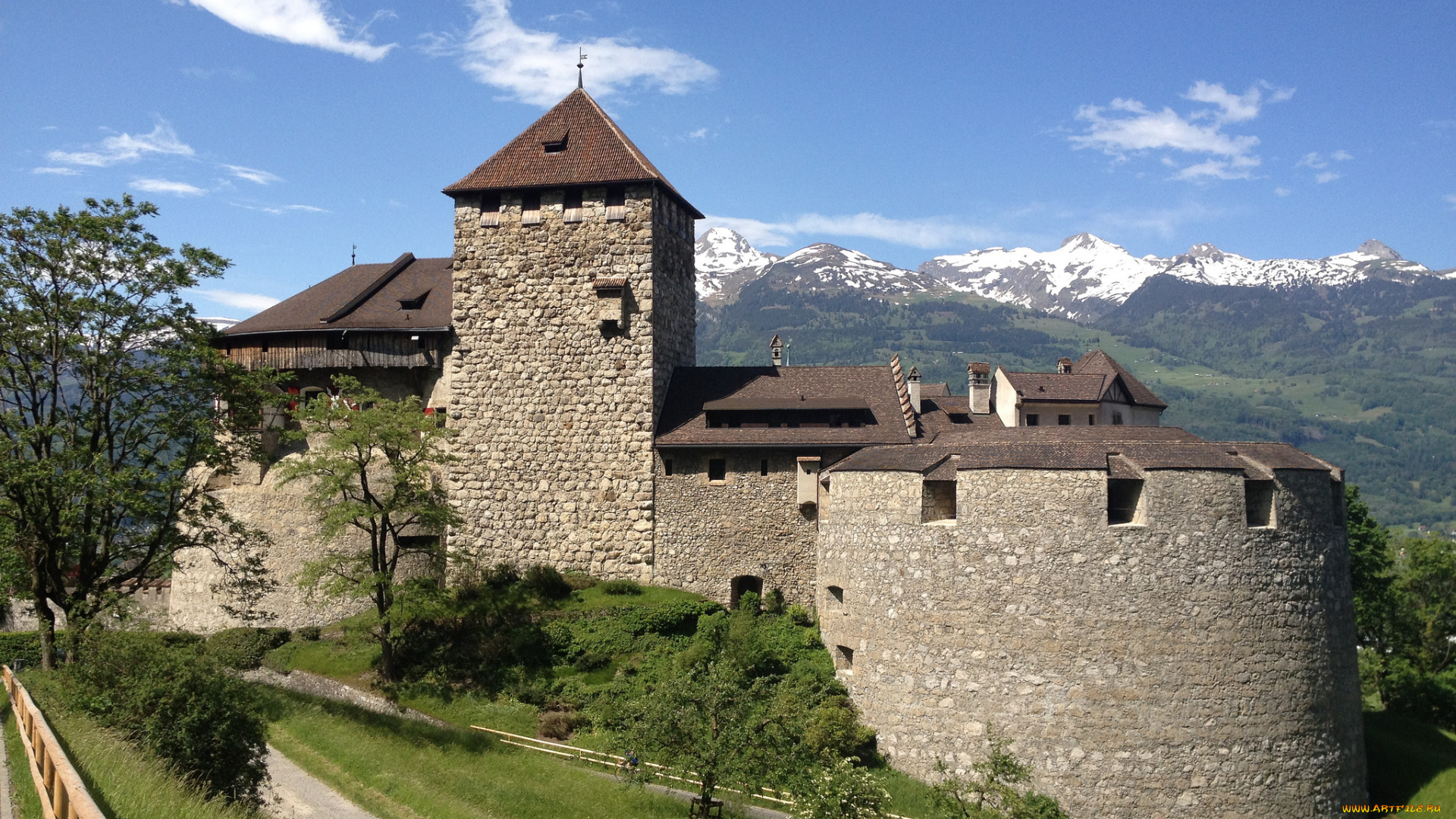 vaduz, castle, , liechtenstein, города, -, дворцы, , замки, , крепости, лихтенштейн, замок