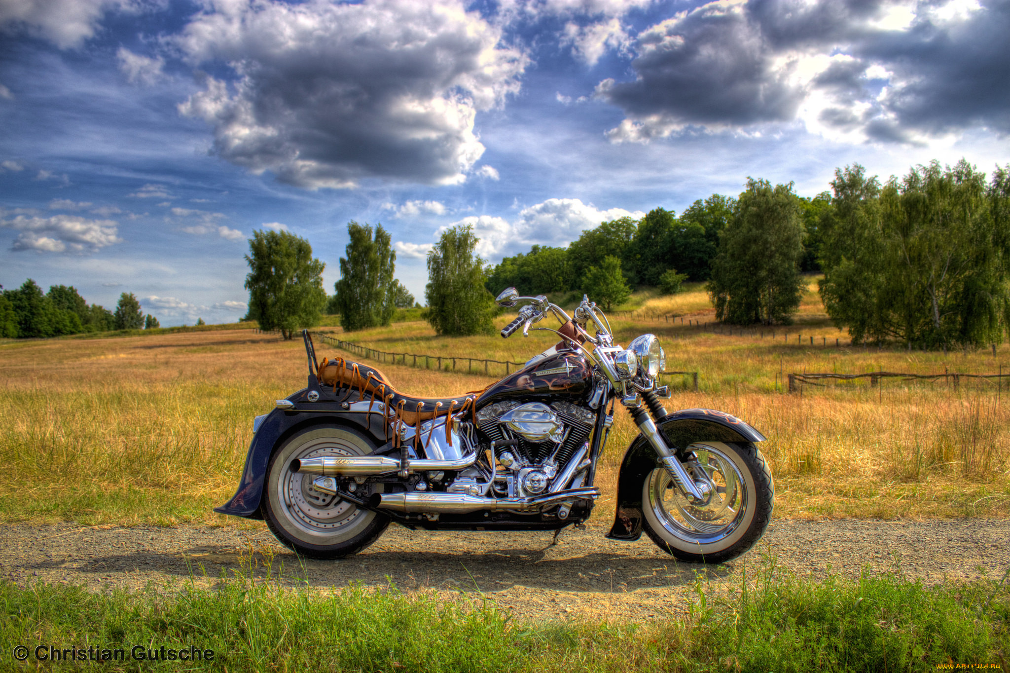 мотоциклы, harley-davidson, байк