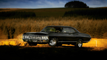 обоя автомобили, chevrolet, 1967, impala