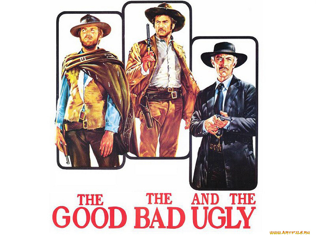 кино, фильмы, the, good, bad, and, ugly