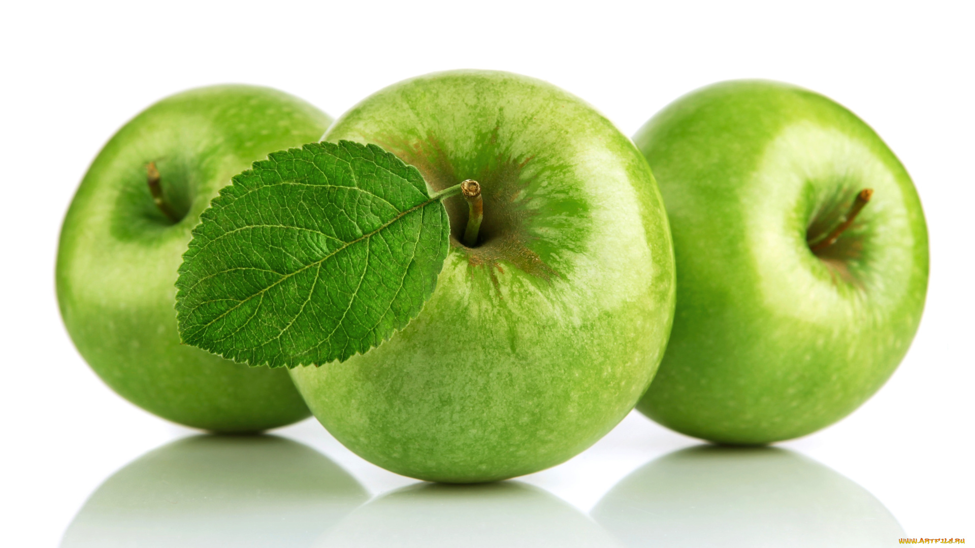 еда, Яблоки, зелёные, фрукты, плоды