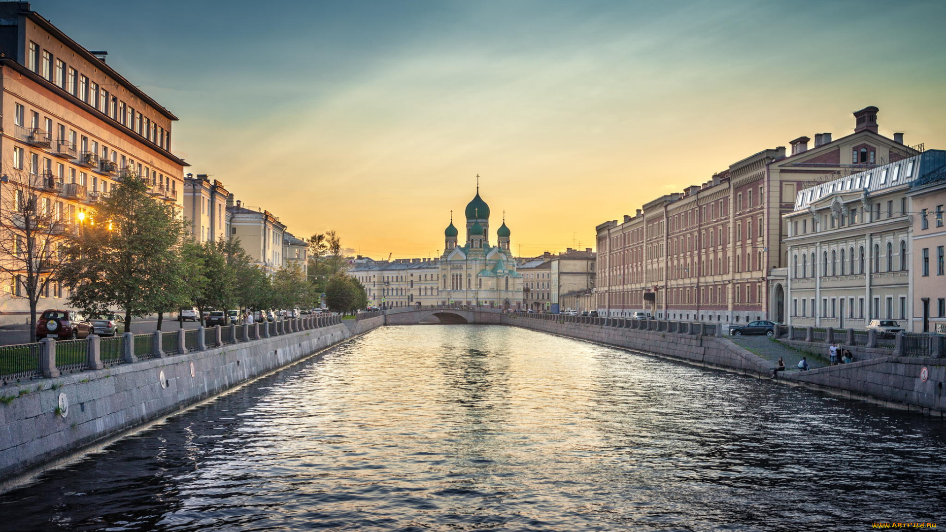 авт, , александр, берган, города, санкт-петербург, , петергоф, , россия, исидоровская, церковь, здания, набережная, канал, грибоедова