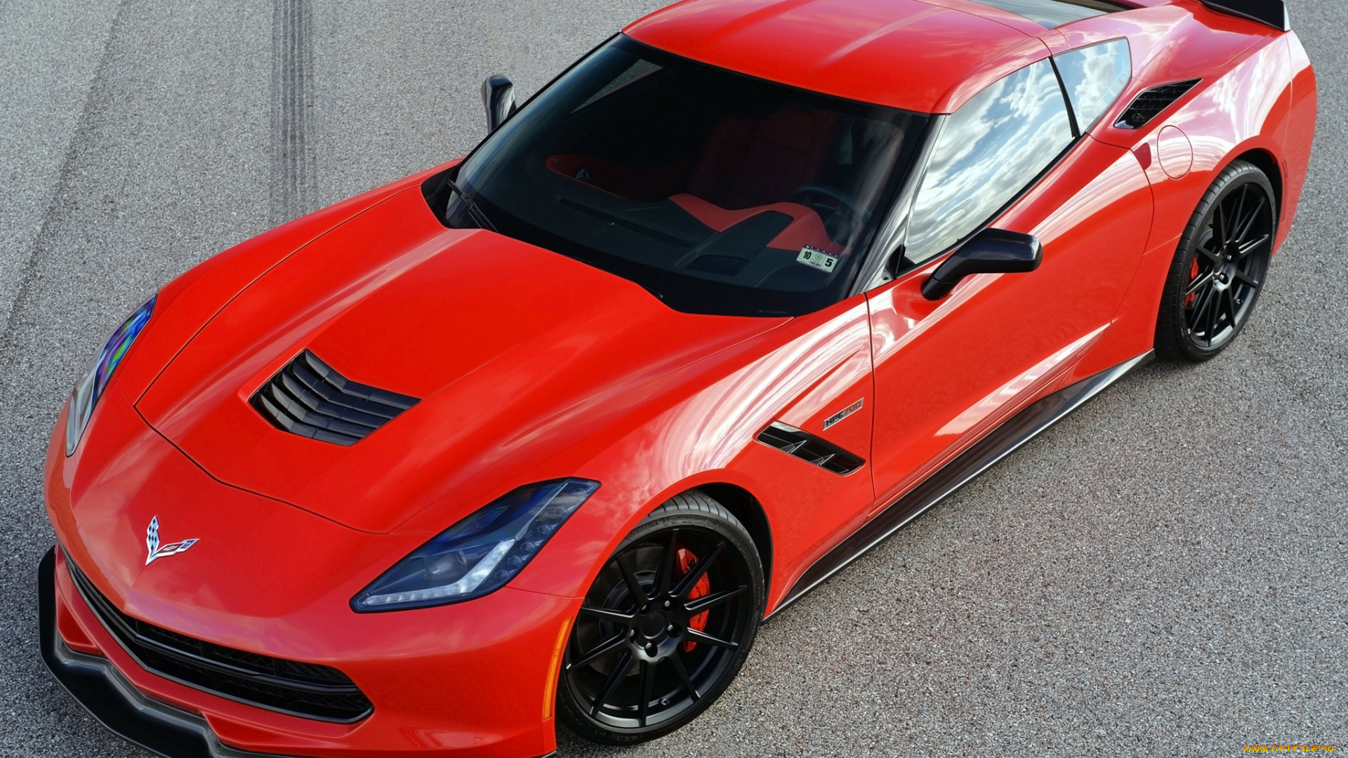 Chevrolet Corvette красный 2014