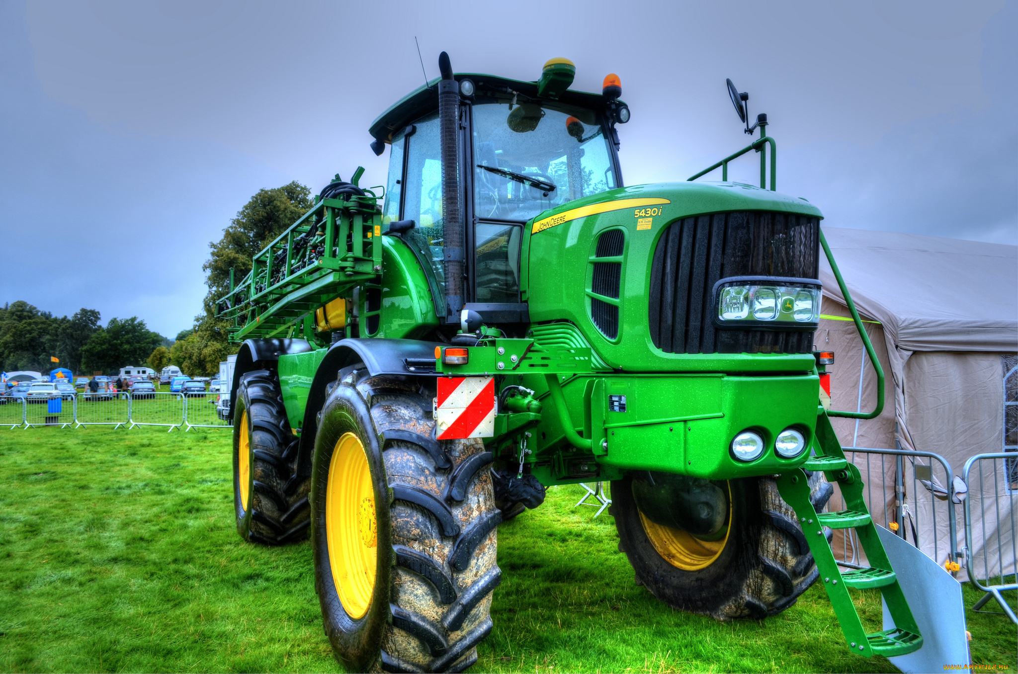 john, deere, 5430i, техника, тракторы, трактор, колесный, универсальный