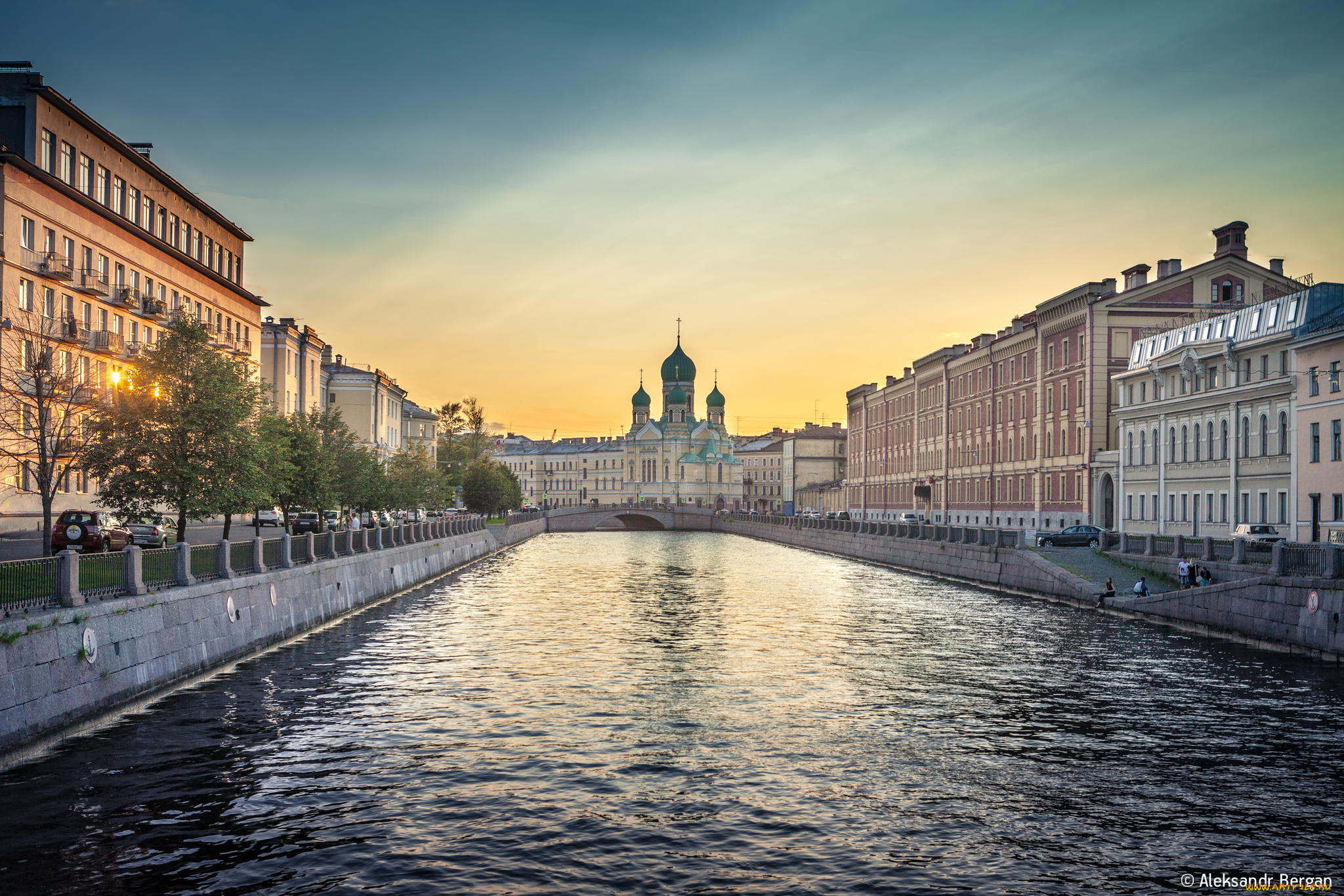 авт, , александр, берган, города, санкт-петербург, , петергоф, , россия, исидоровская, церковь, здания, набережная, канал, грибоедова