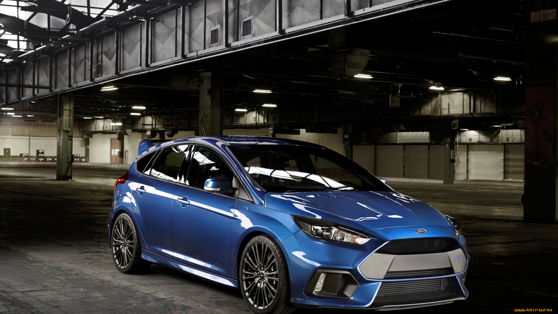 2015, ford, focus, rs, автомобили, ford, focus, металлик, голубой