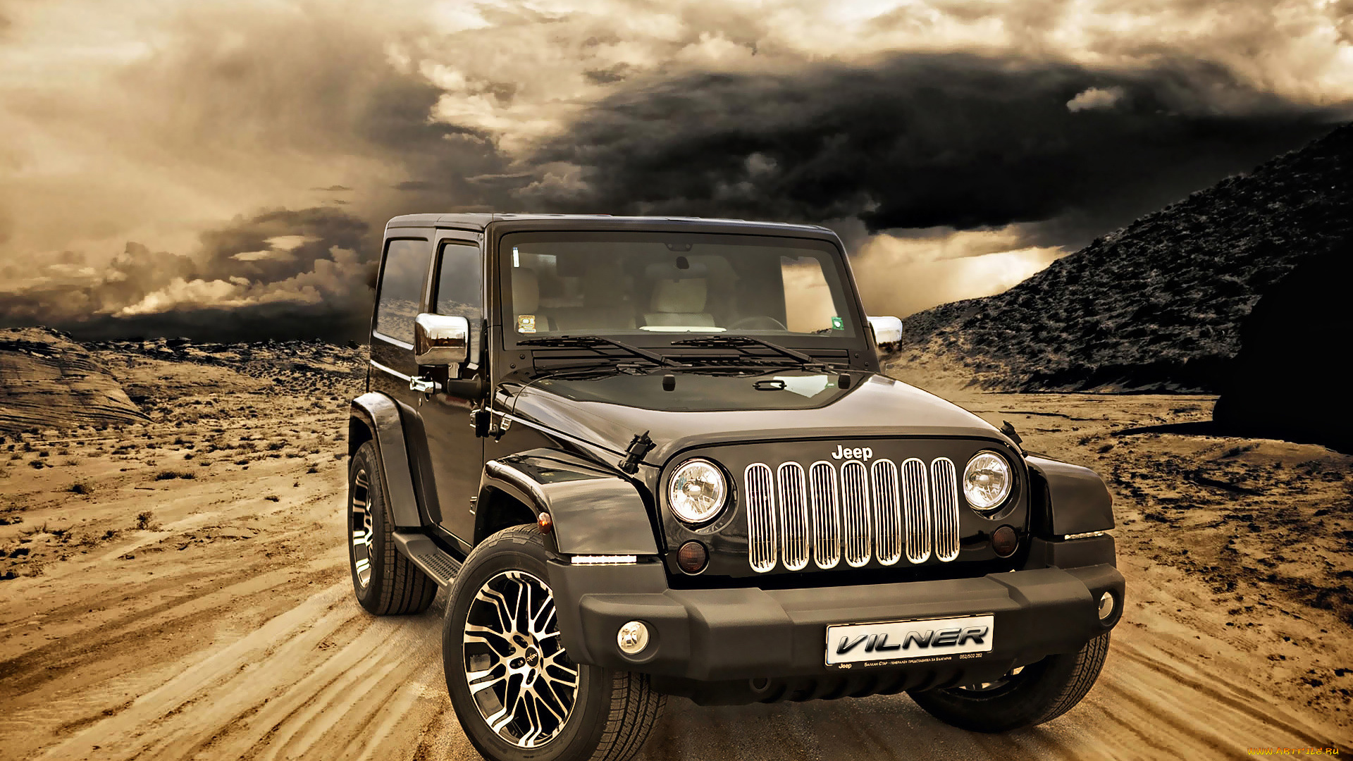 2012, jeep, wrangler, vilner, concept, автомобили, jeep, природа, внедорожник, джип, concept, vilner, дорога, небо, тучи, car, 2012, wrangler