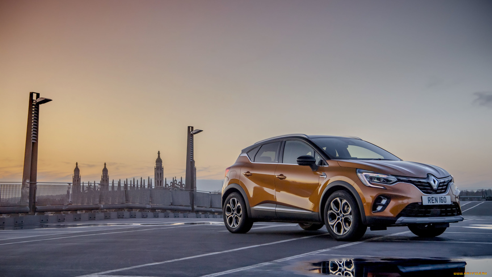 автомобили, renault, кроссовер, 2021, captur, phev, электромобиль