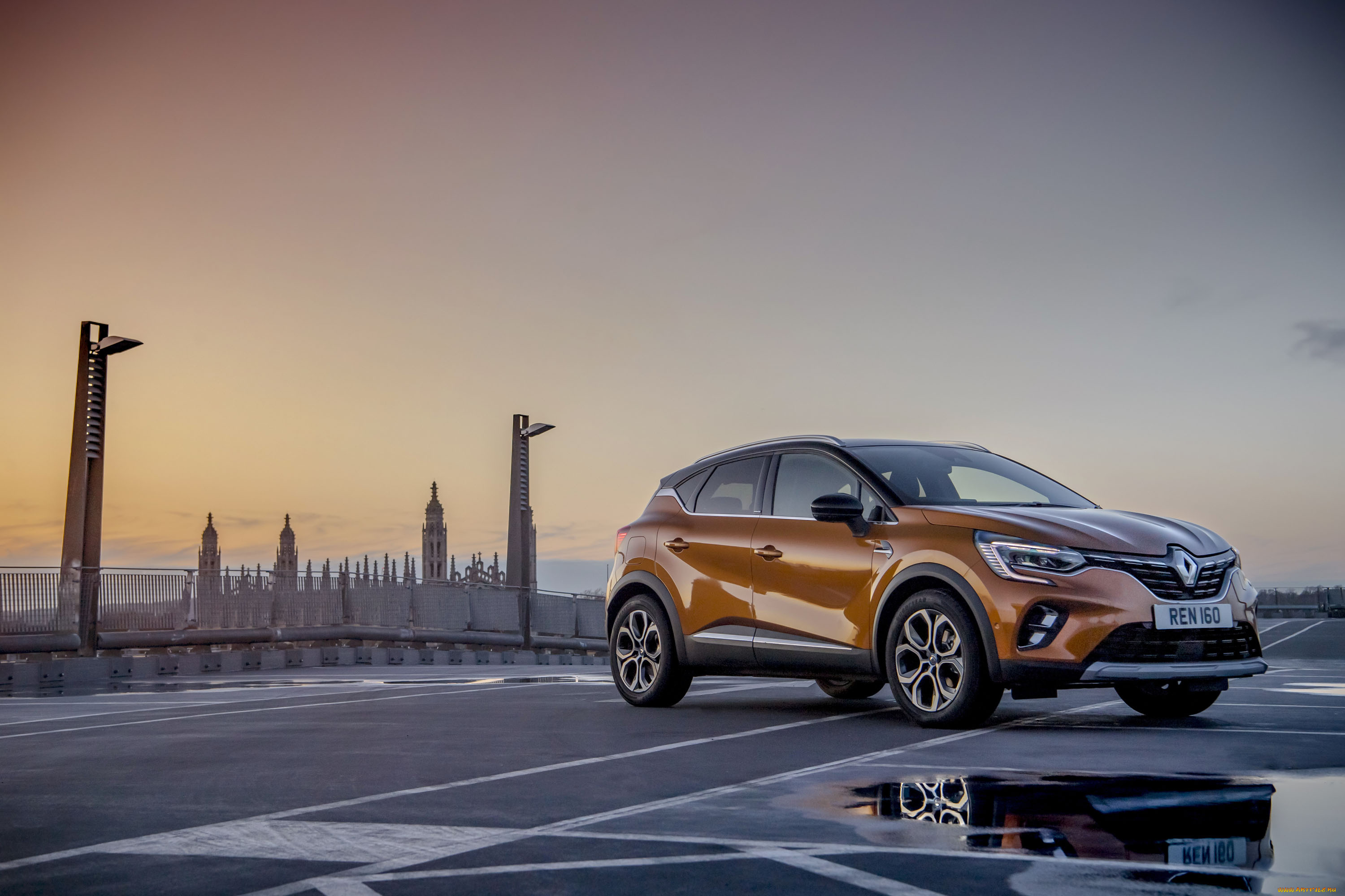 автомобили, renault, кроссовер, 2021, captur, phev, электромобиль