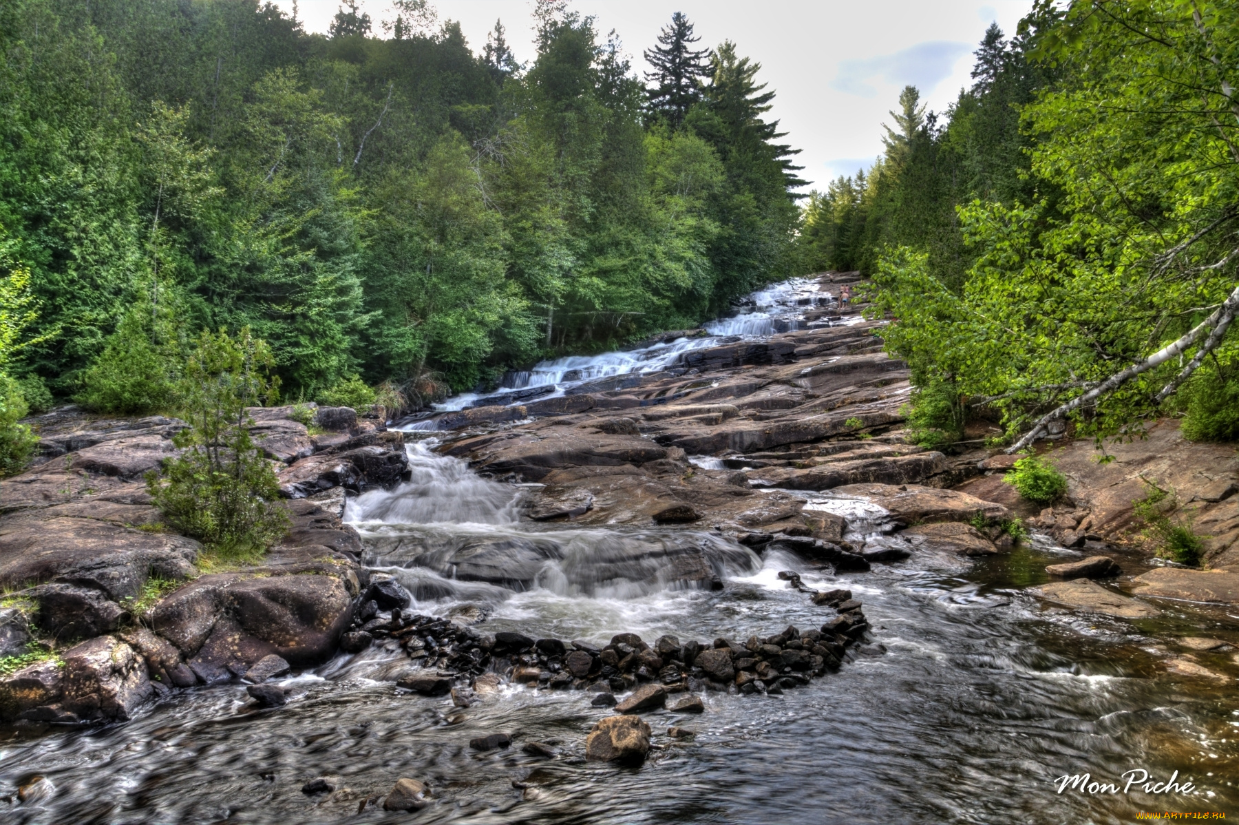 the, waterfalls, of, la, mauricie, national, park, природа, водопады, квебек
