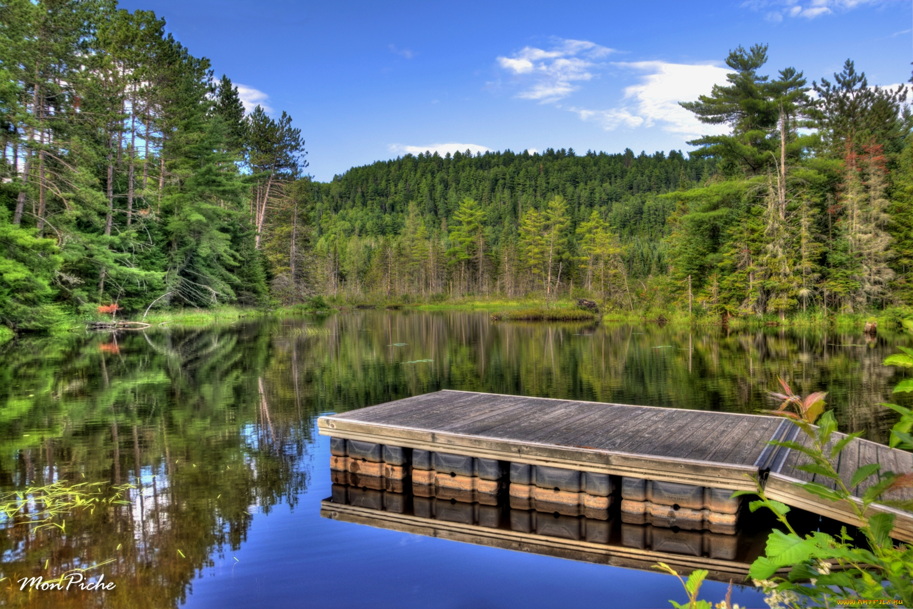 parc, national, de, la, mauricie, природа, реки, озера, квебек