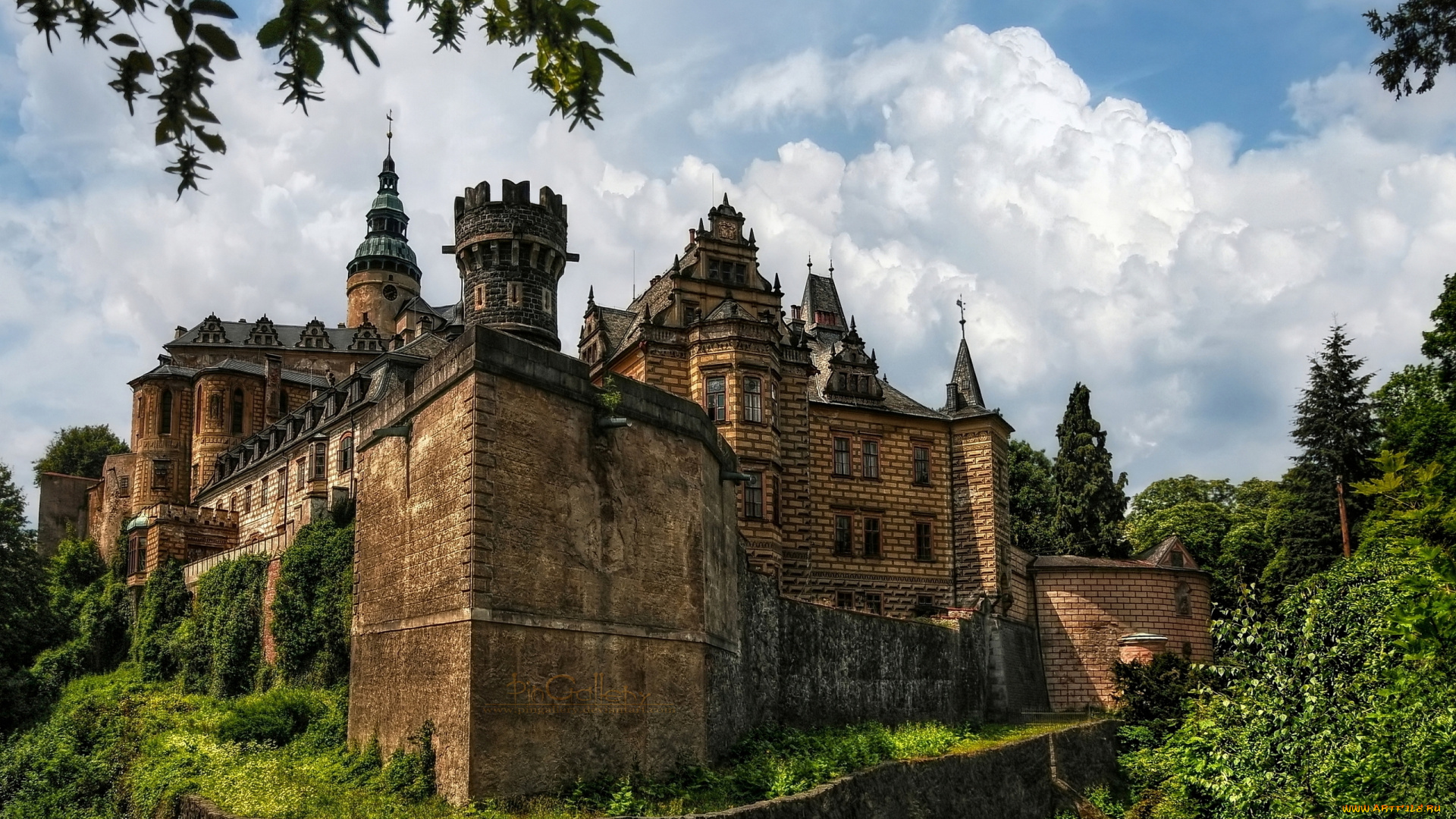 castle, friedland, города, дворцы, замки, крепости, замок, крепость