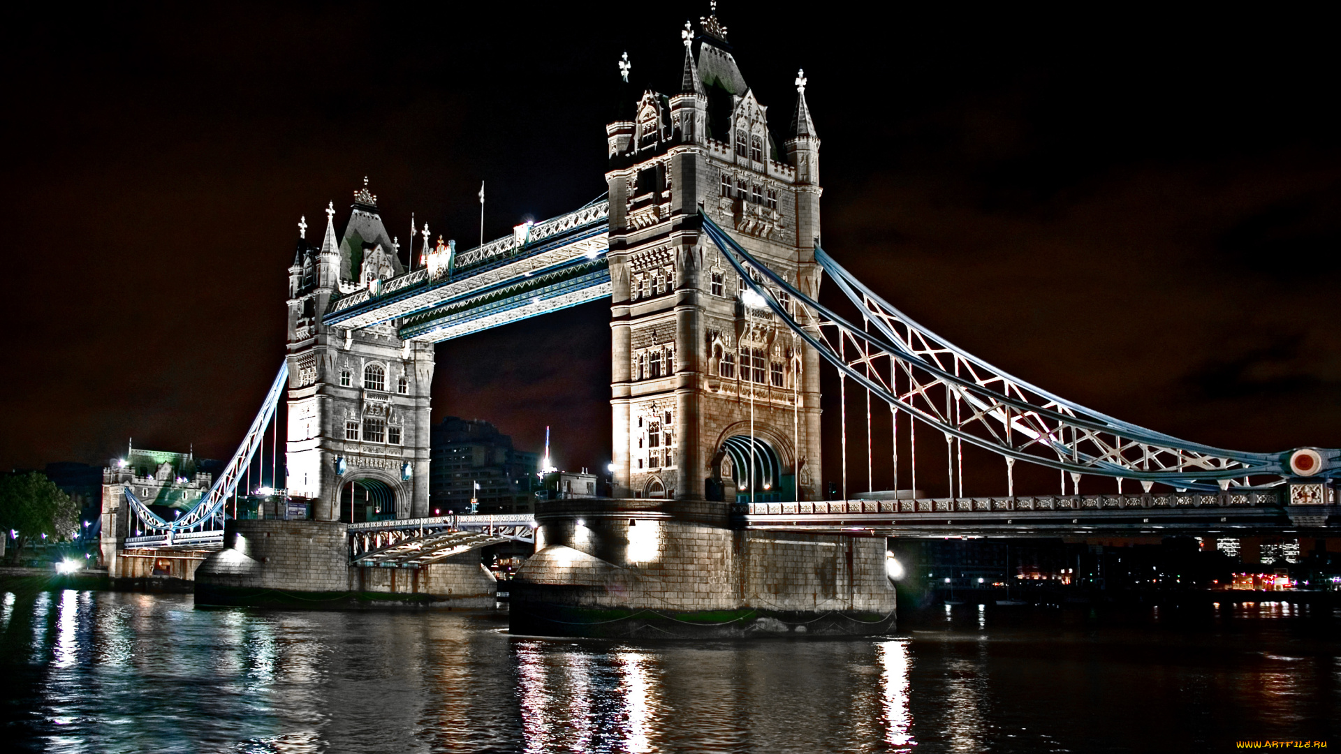 tower, bridge, города, лондон, великобритания, тауэр, мост
