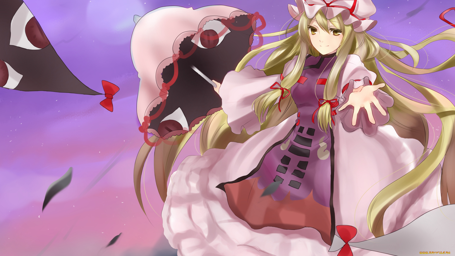 yakumo, yukari, аниме, touhou