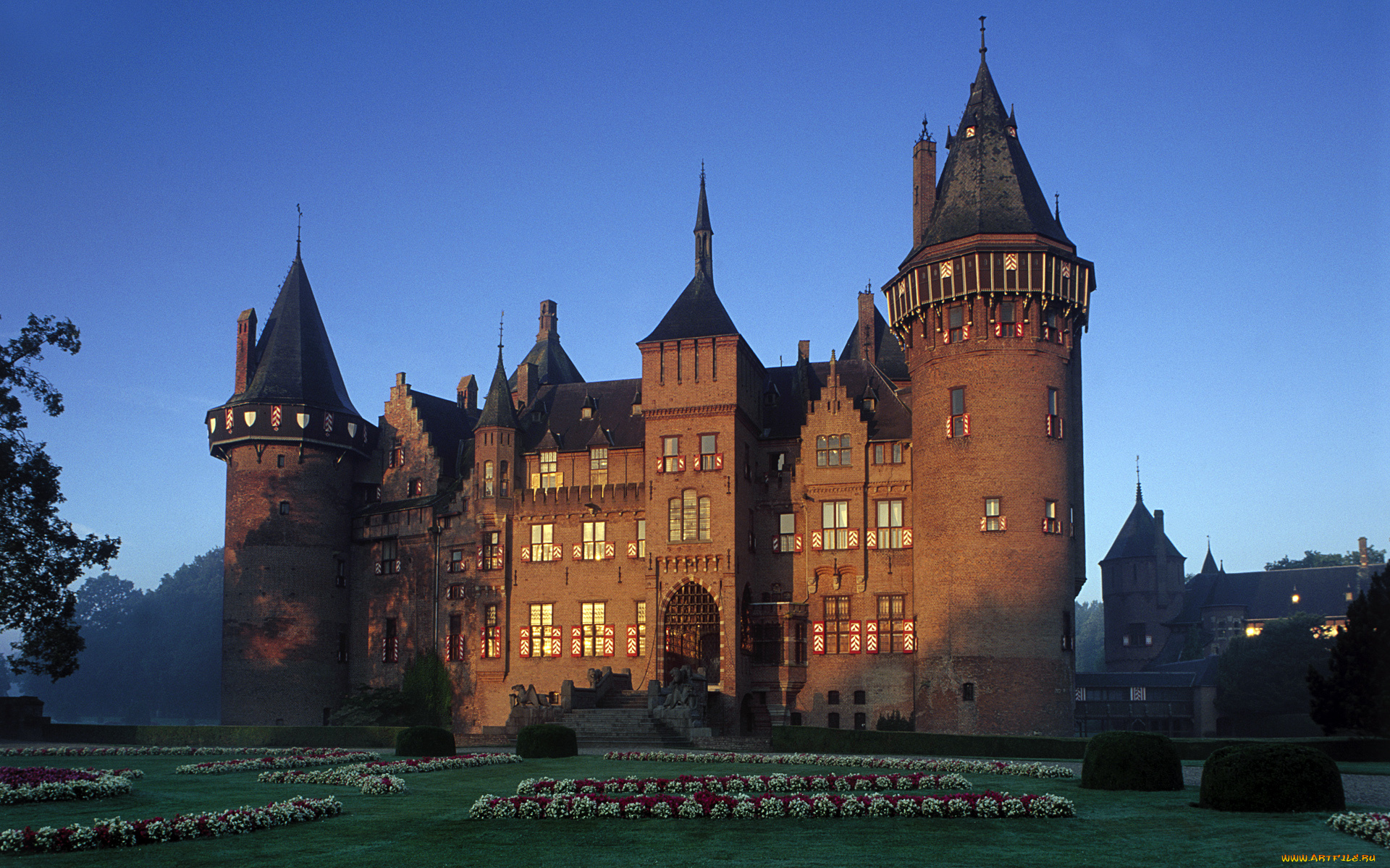 dehaar, castle, netherlands, города, дворцы, замки, крепости, нидерланды, замок