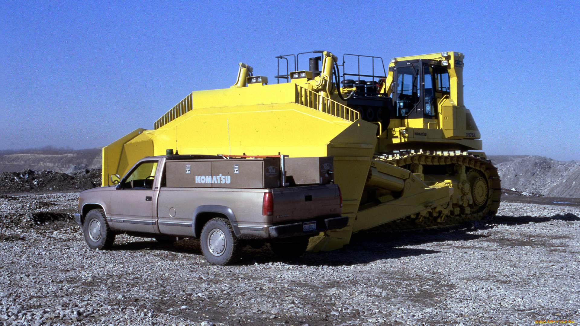 komatsu, 575, техника, бульдозеры, buldozer