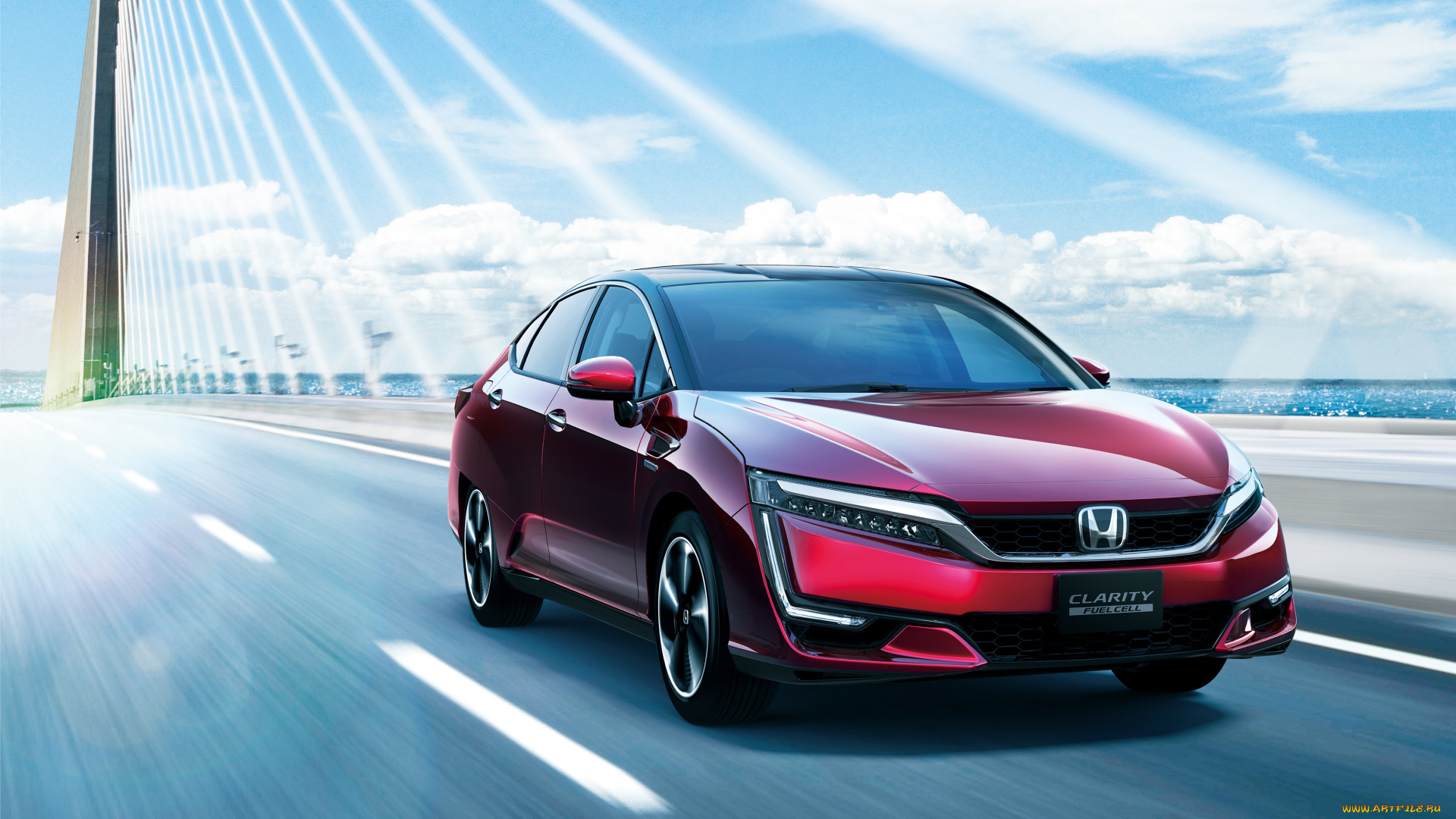 автомобили, honda, clarity, 2016г, jp-spec, cell, fuel