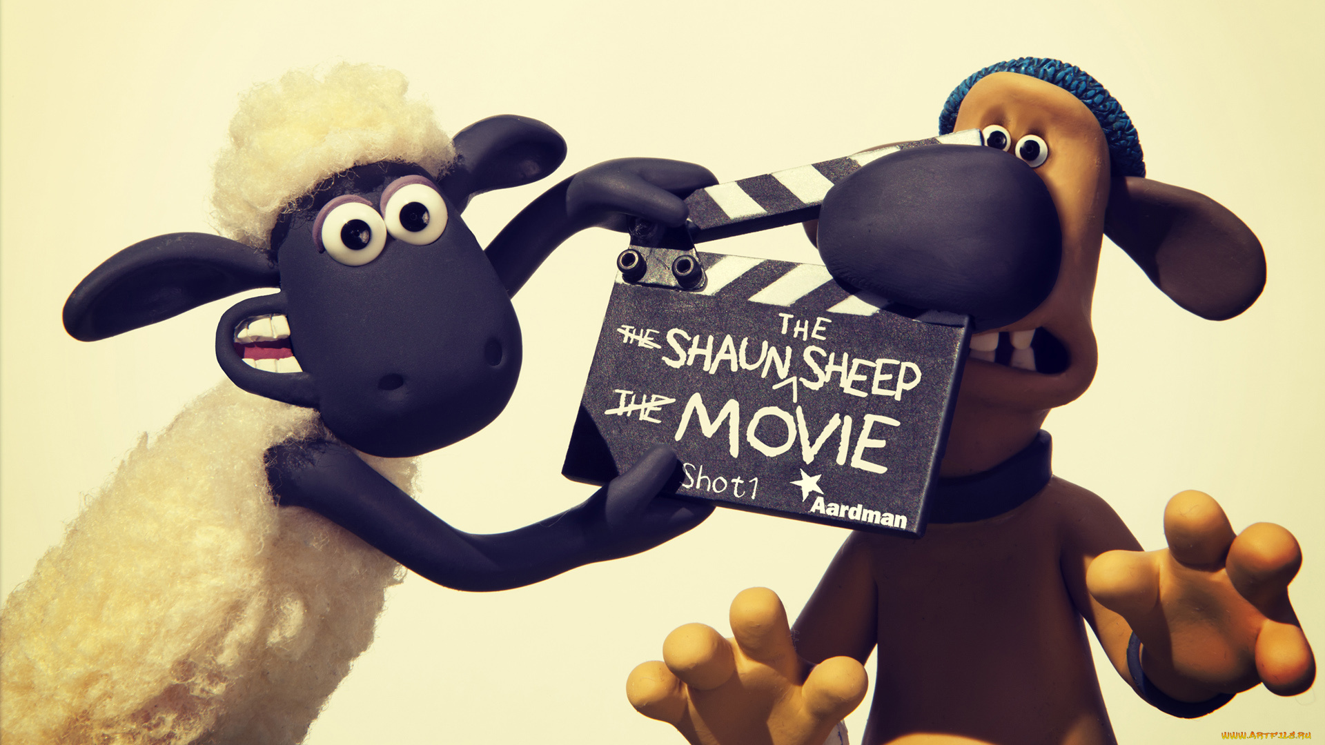 мультфильмы, shaun, the, sheep, movie, персонажи