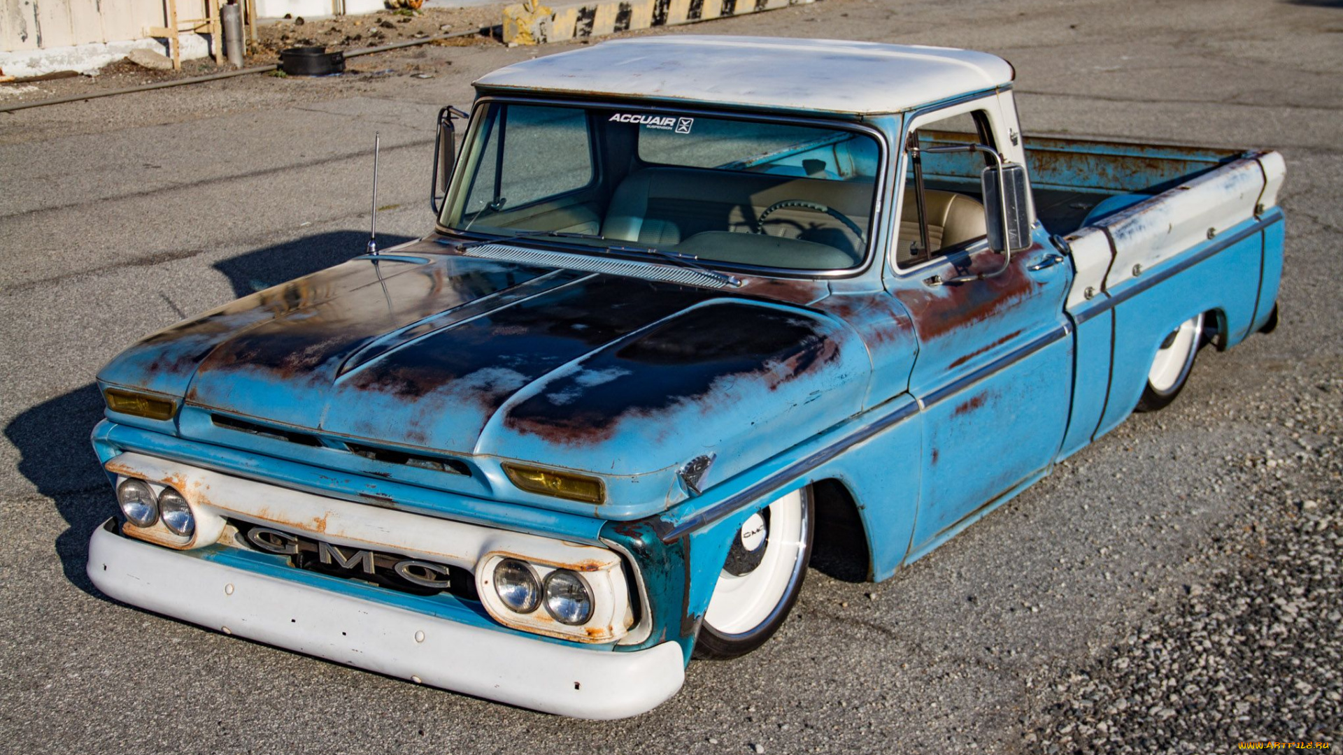 1965-gmc-custom, автомобили, custom, pick-up, gmc