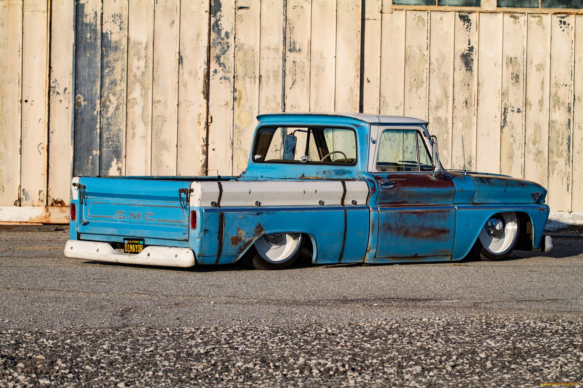 1965-gmc-custom, автомобили, custom, pick-up, gmc