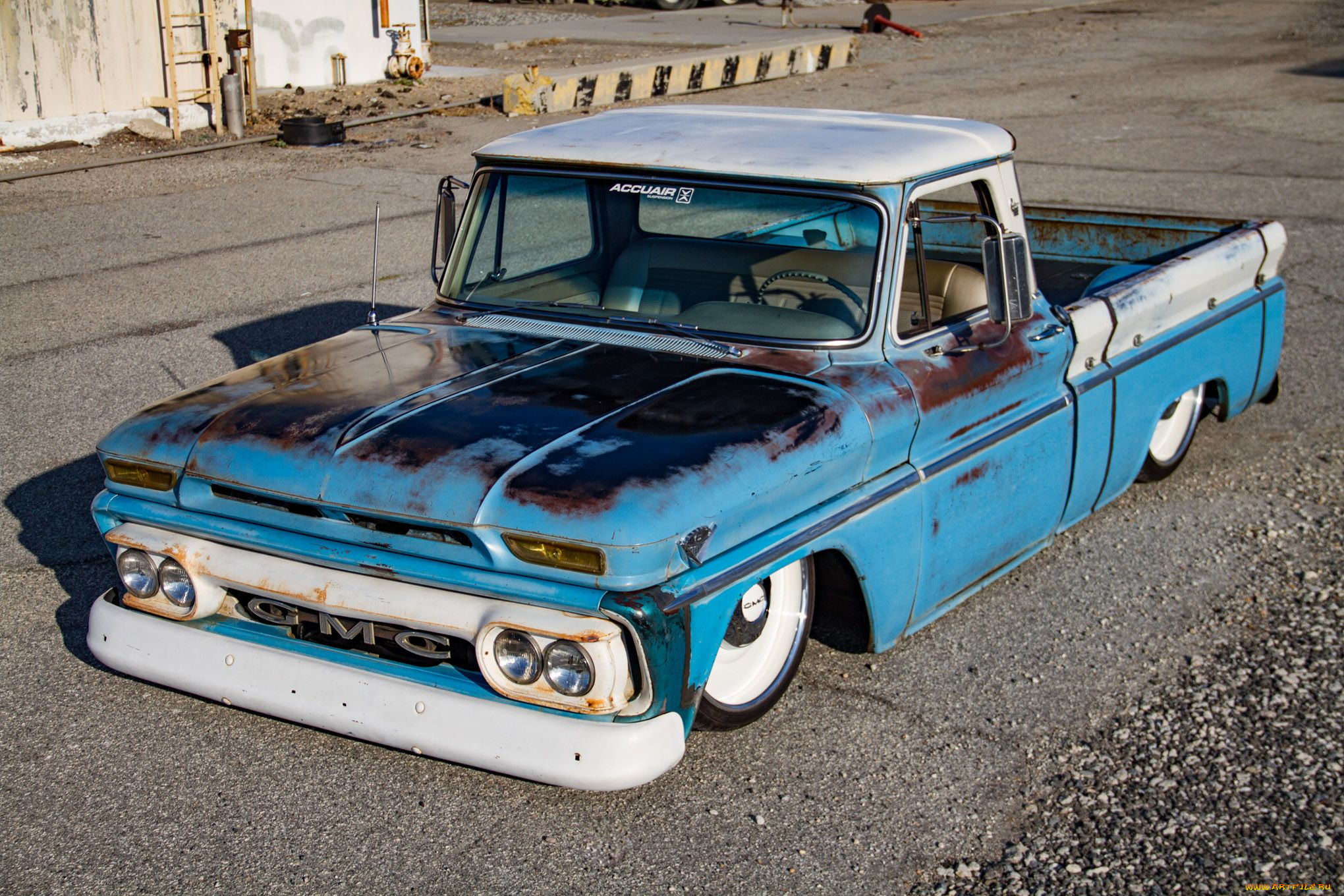 1965-gmc-custom, автомобили, custom, pick-up, gmc