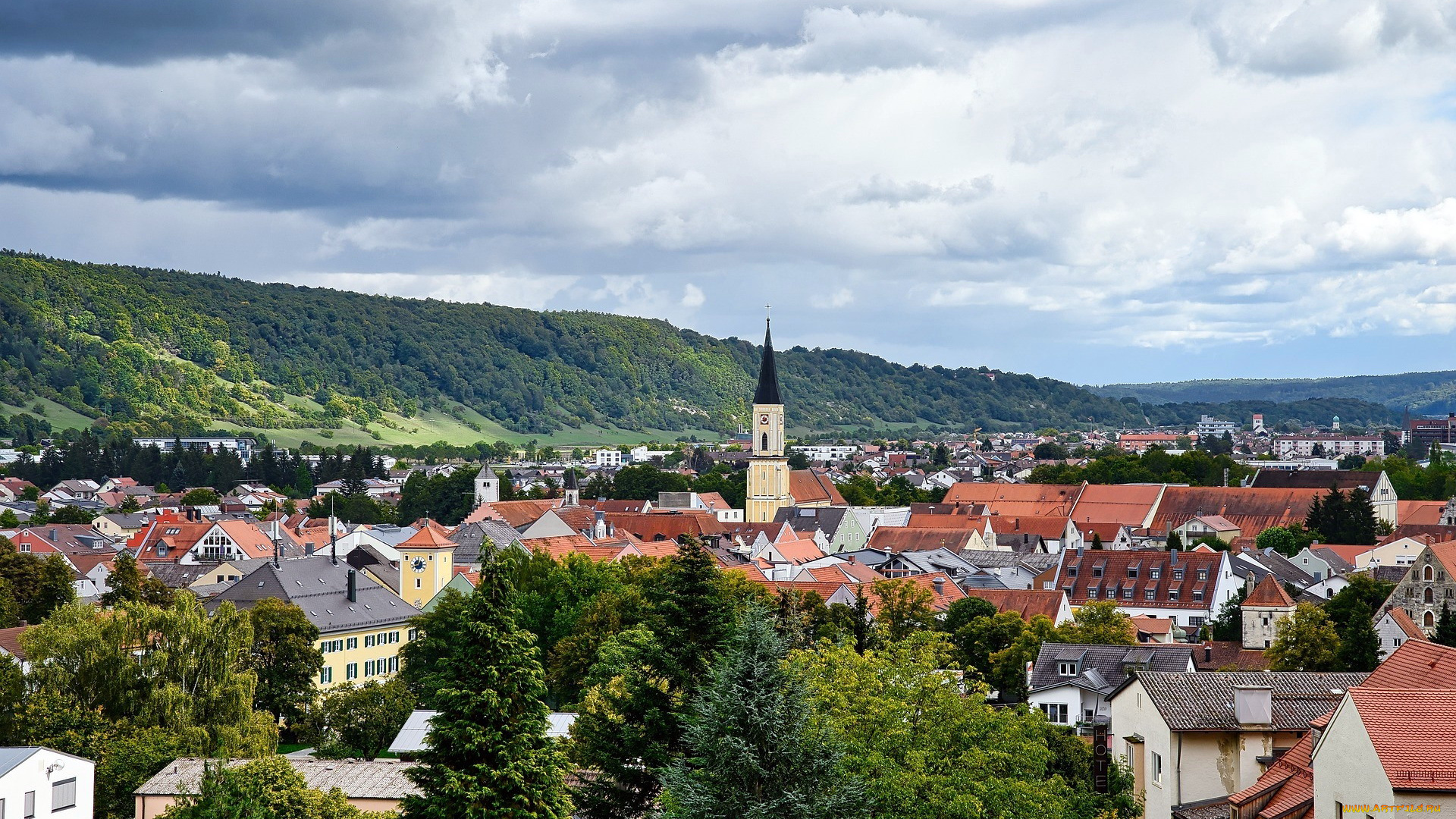kelheim, bavaria, germany, города, -, панорамы