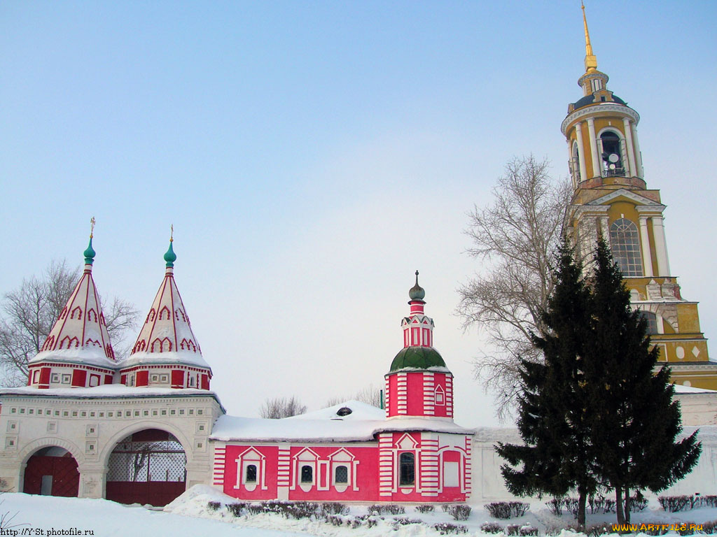 суздаль, ризоположенский, монастырь, города, православные, церкви, монастыри