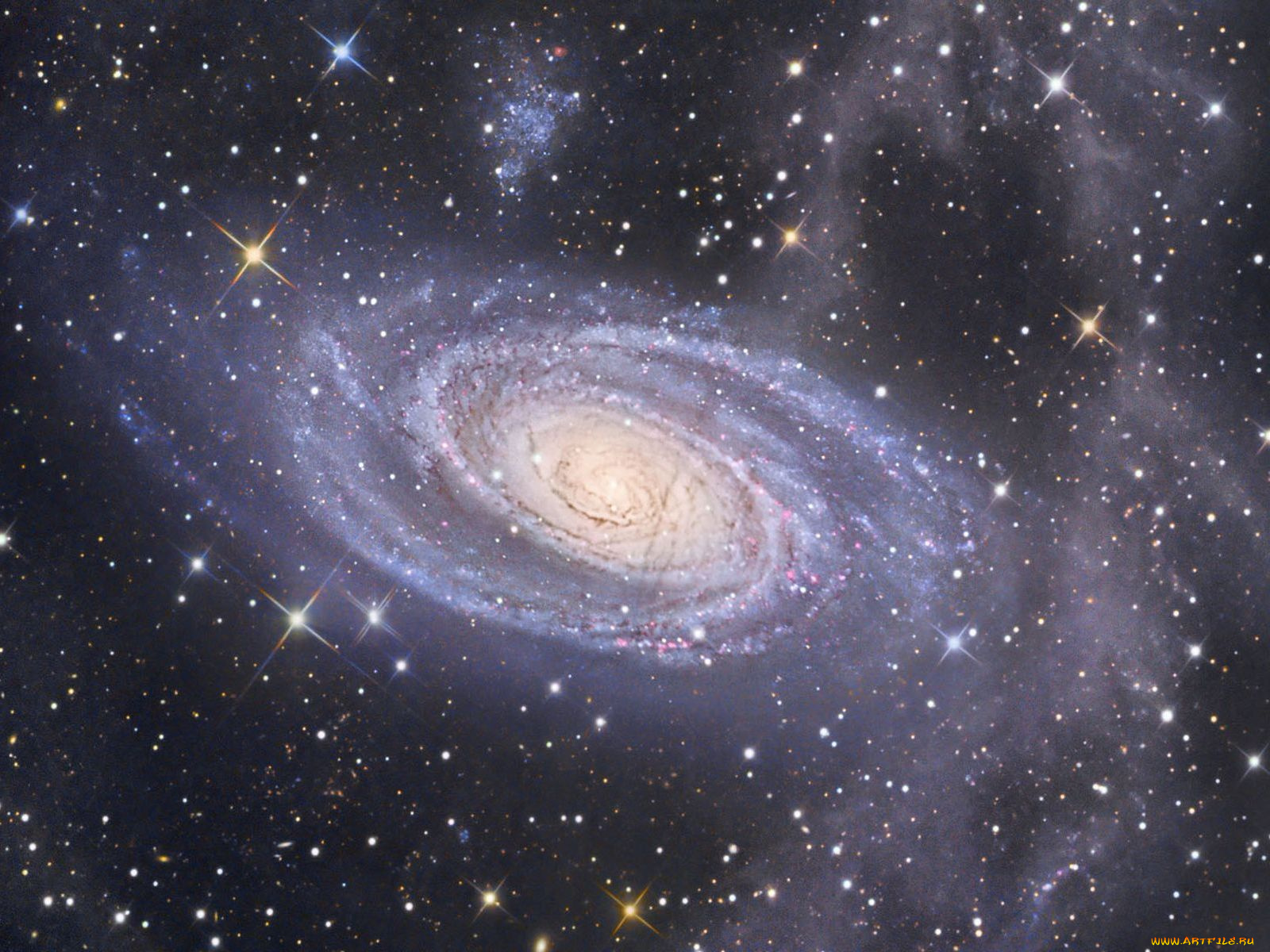 m81, космос, галактики, туманности