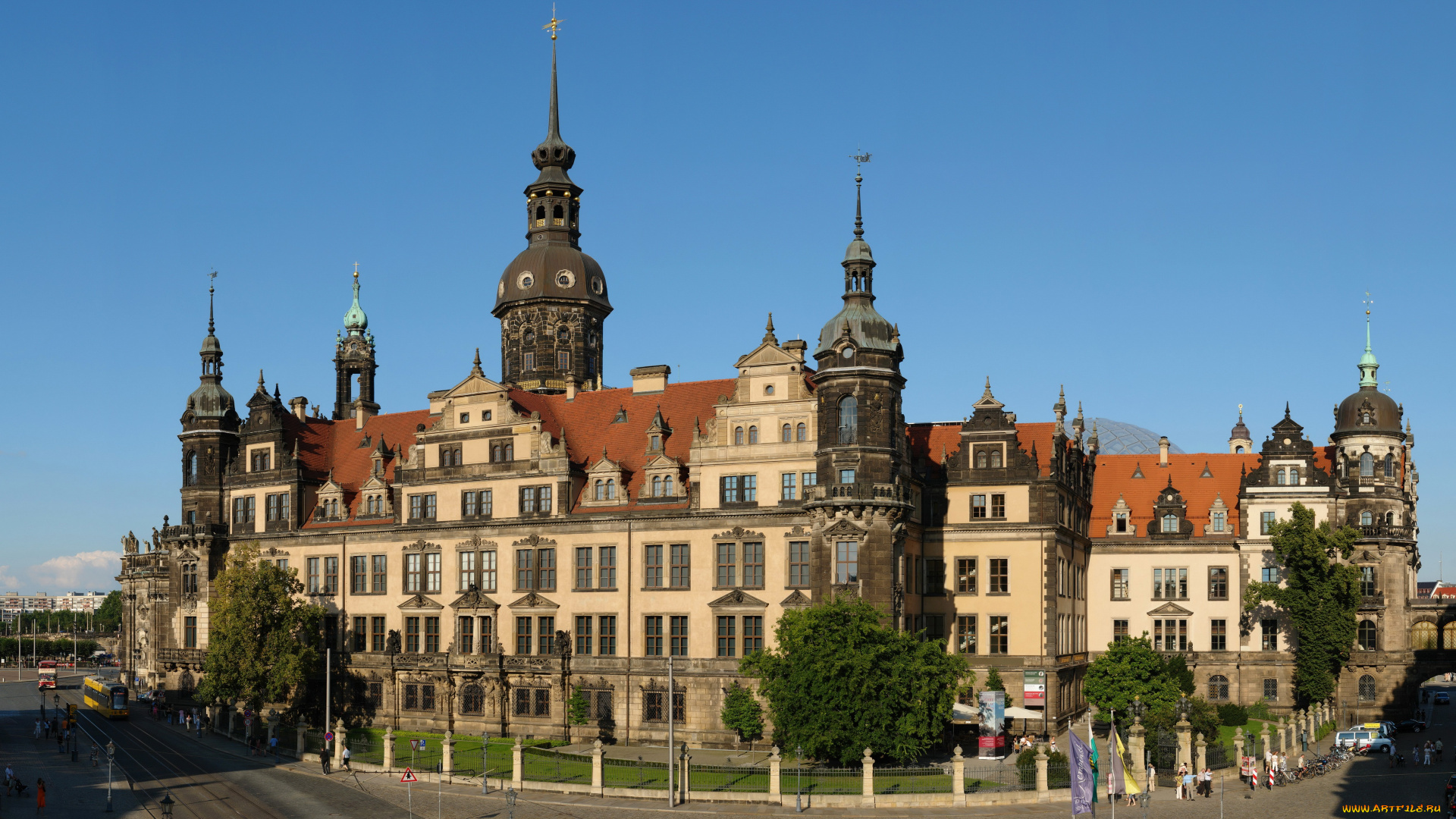 dresden, castle, germany, города, дрезден, германия, узор, текстура, замок