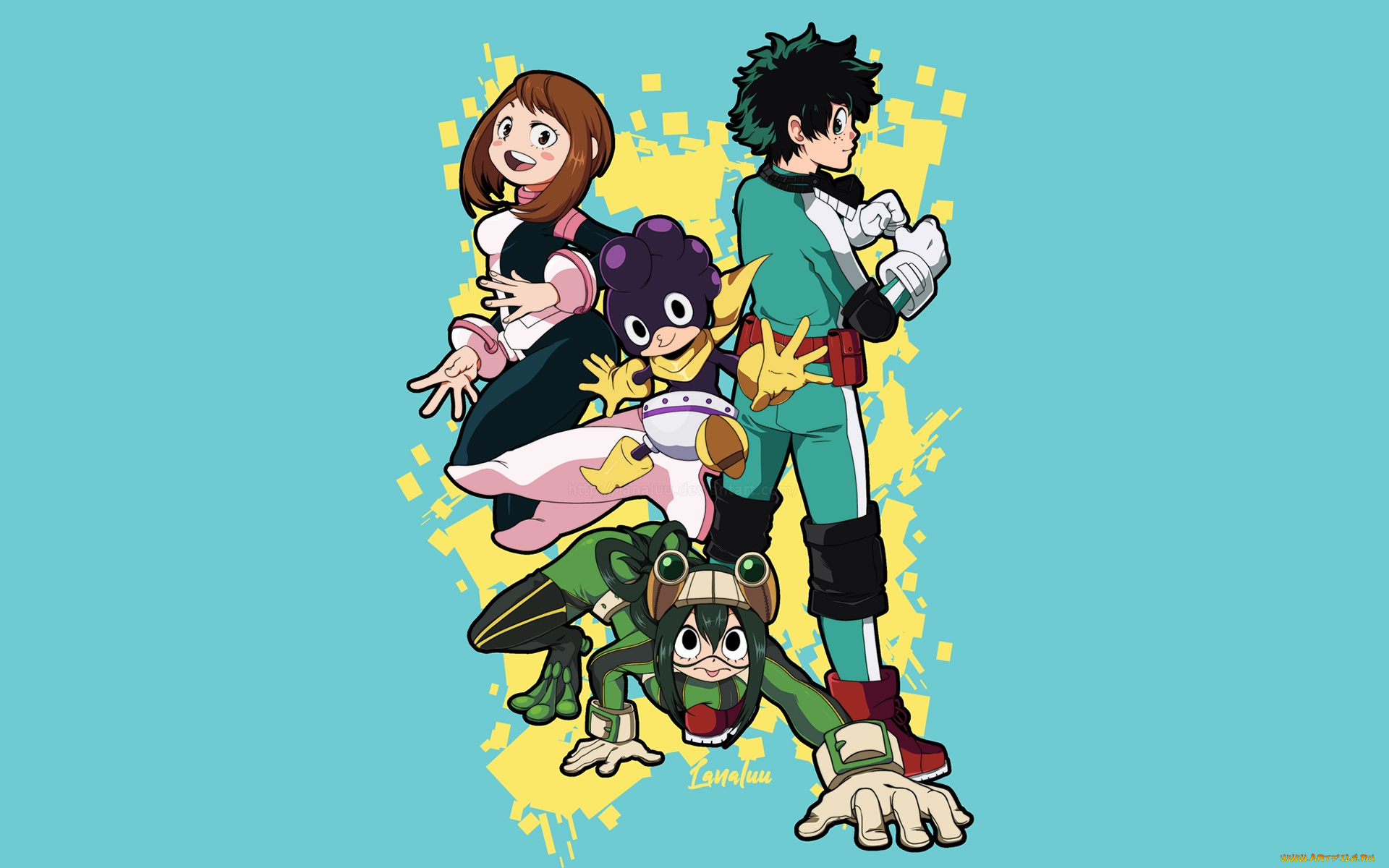 аниме, boku, no, hero, academia, персонажи