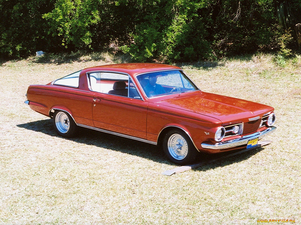 1964, plymouth, barracuda, автомобили