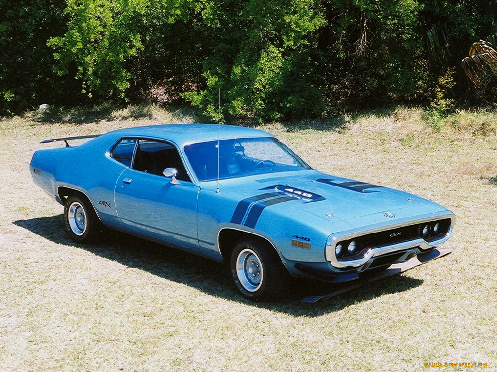 1971, plymouth, gtx, автомобили