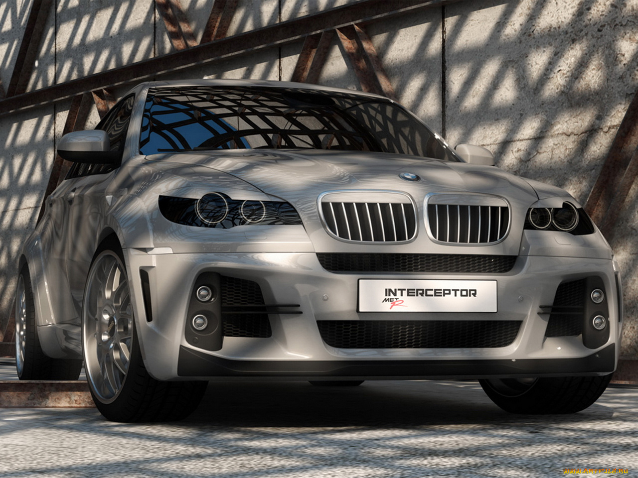 bmw, x6, interceptor, автомобили, 3д