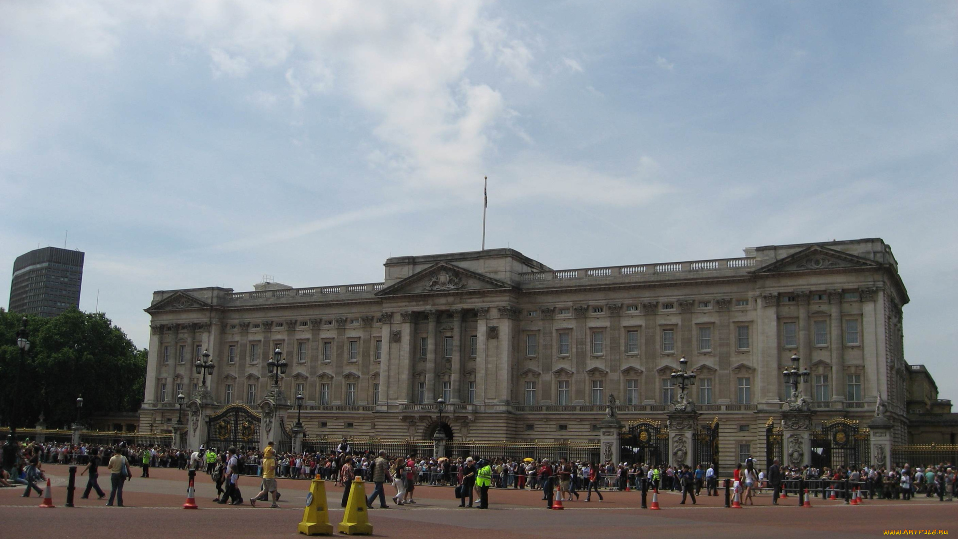 buckingham, palace, города, лондон, великобритания