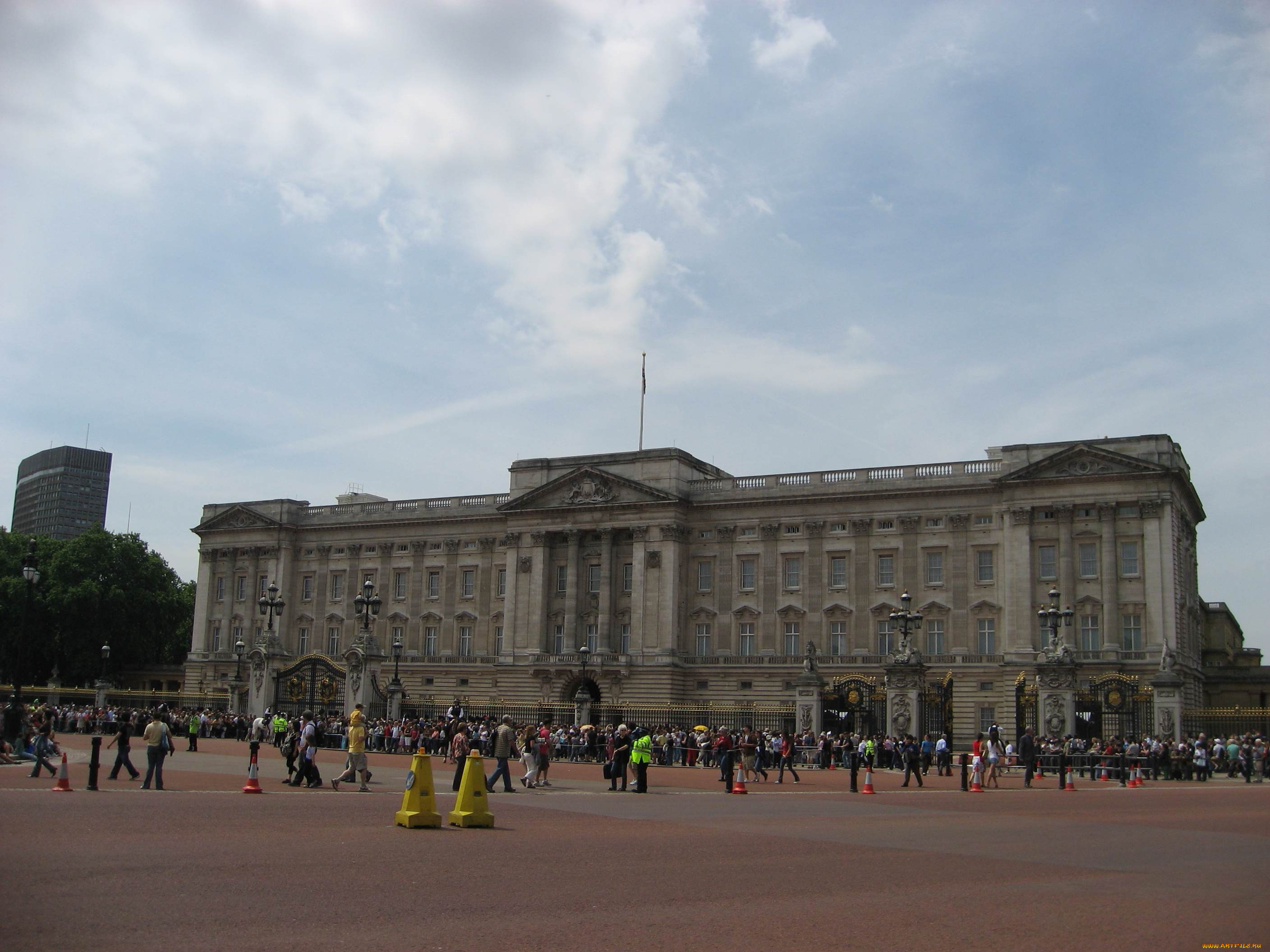 buckingham, palace, города, лондон, великобритания