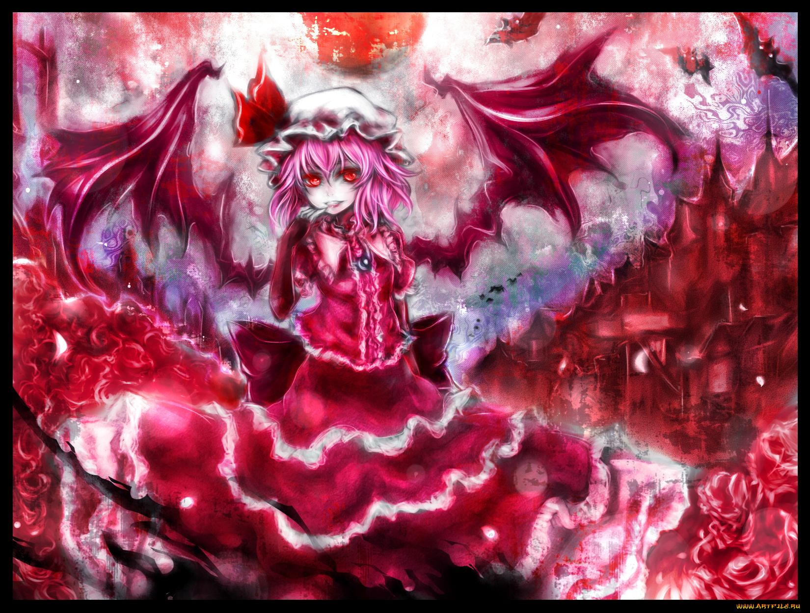 remilia, scarlet, аниме, touhou