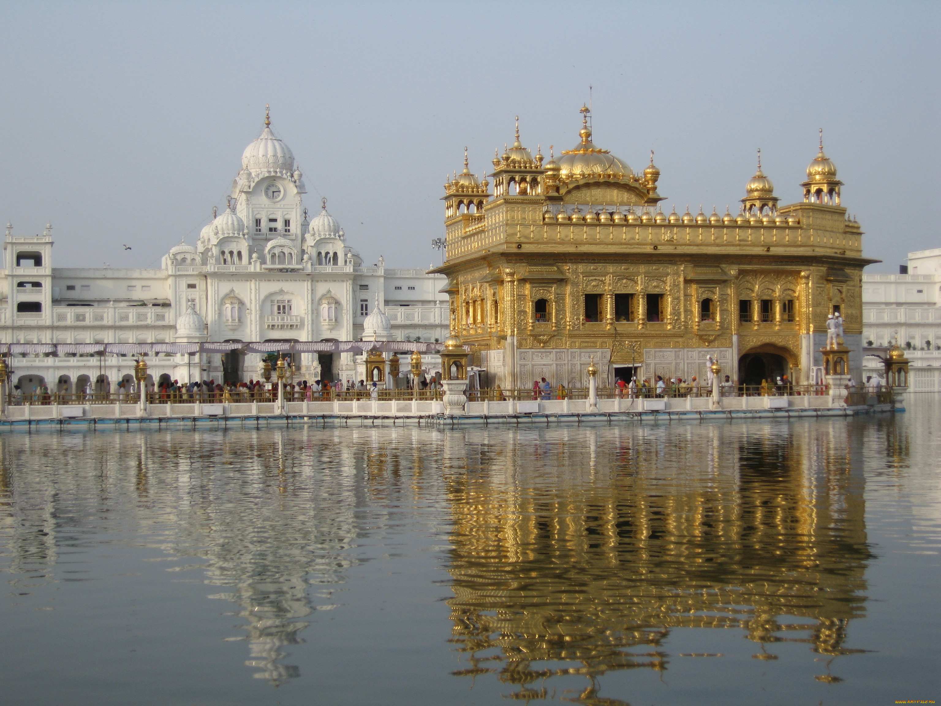 города, буддистские, другие, храмы, golden, temple, amirstsar, hindu, india