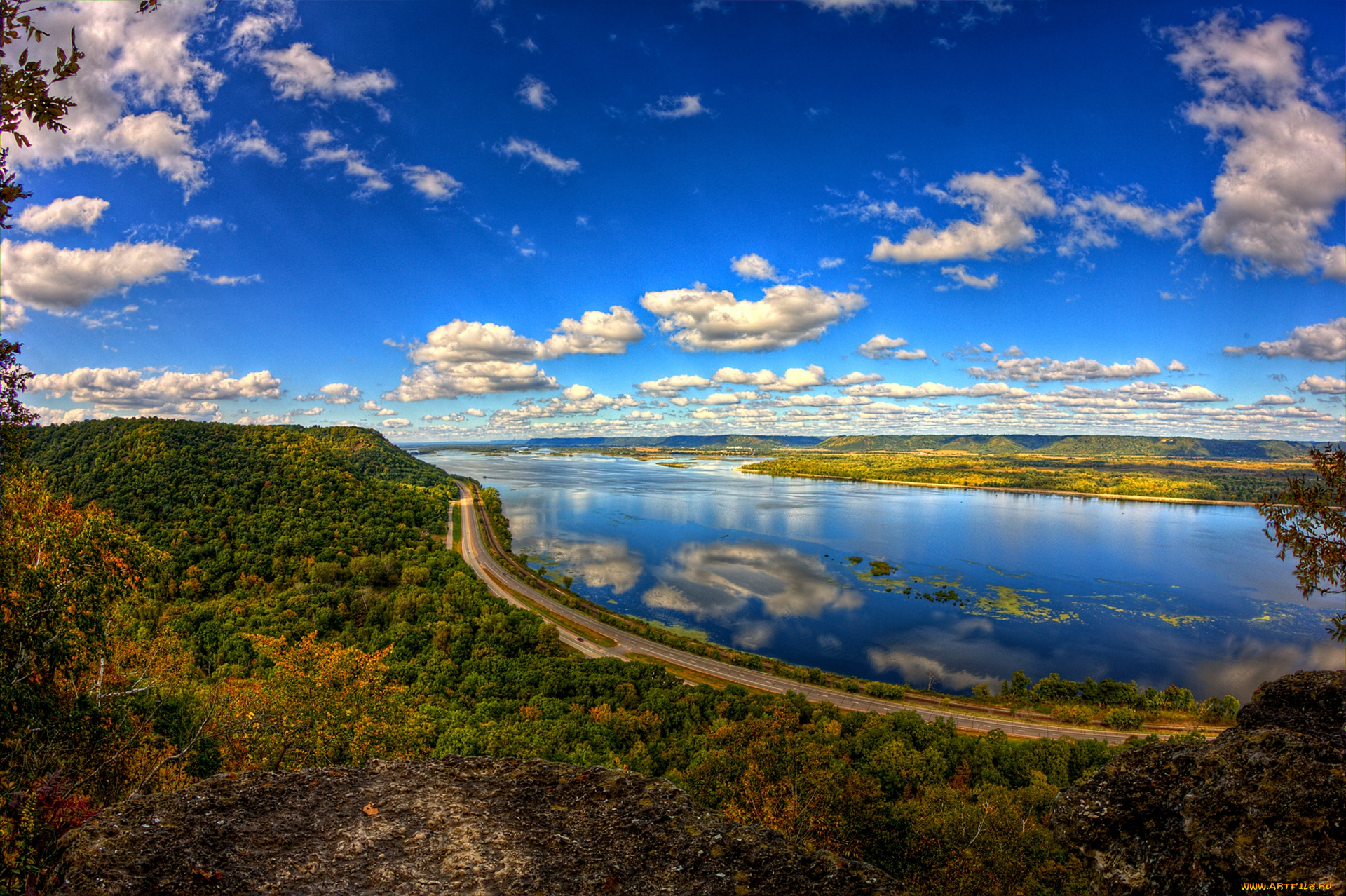 природа, реки, озера, миссисипи