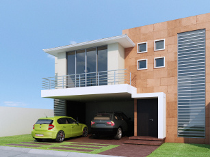 Картинка 3д графика architecture архитектура дом автомобили