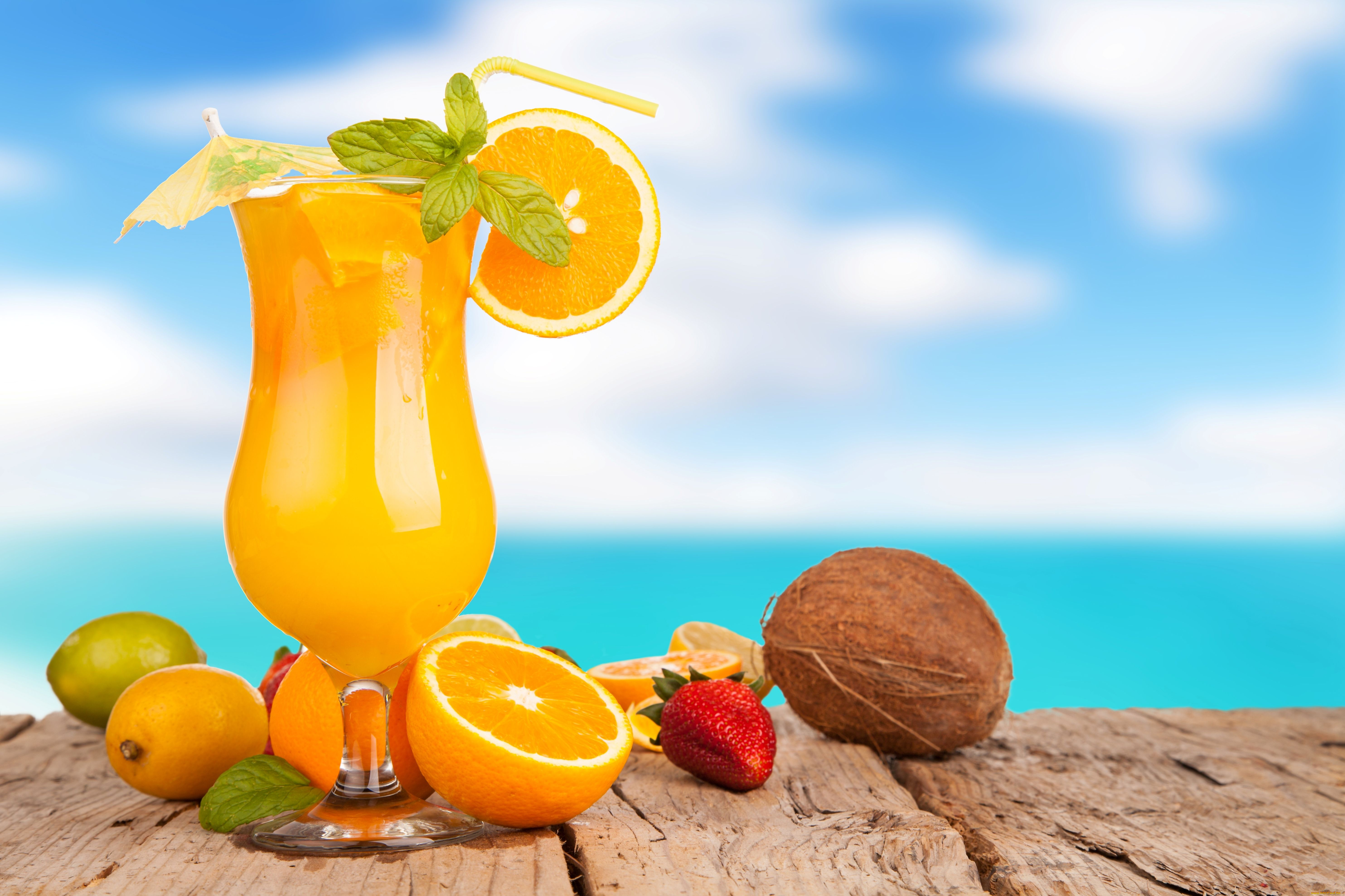 еда напитки лайм лимон апельсин клубника вишня коктейль food drinks lime lemon orange strawberry cherry cocktail без смс