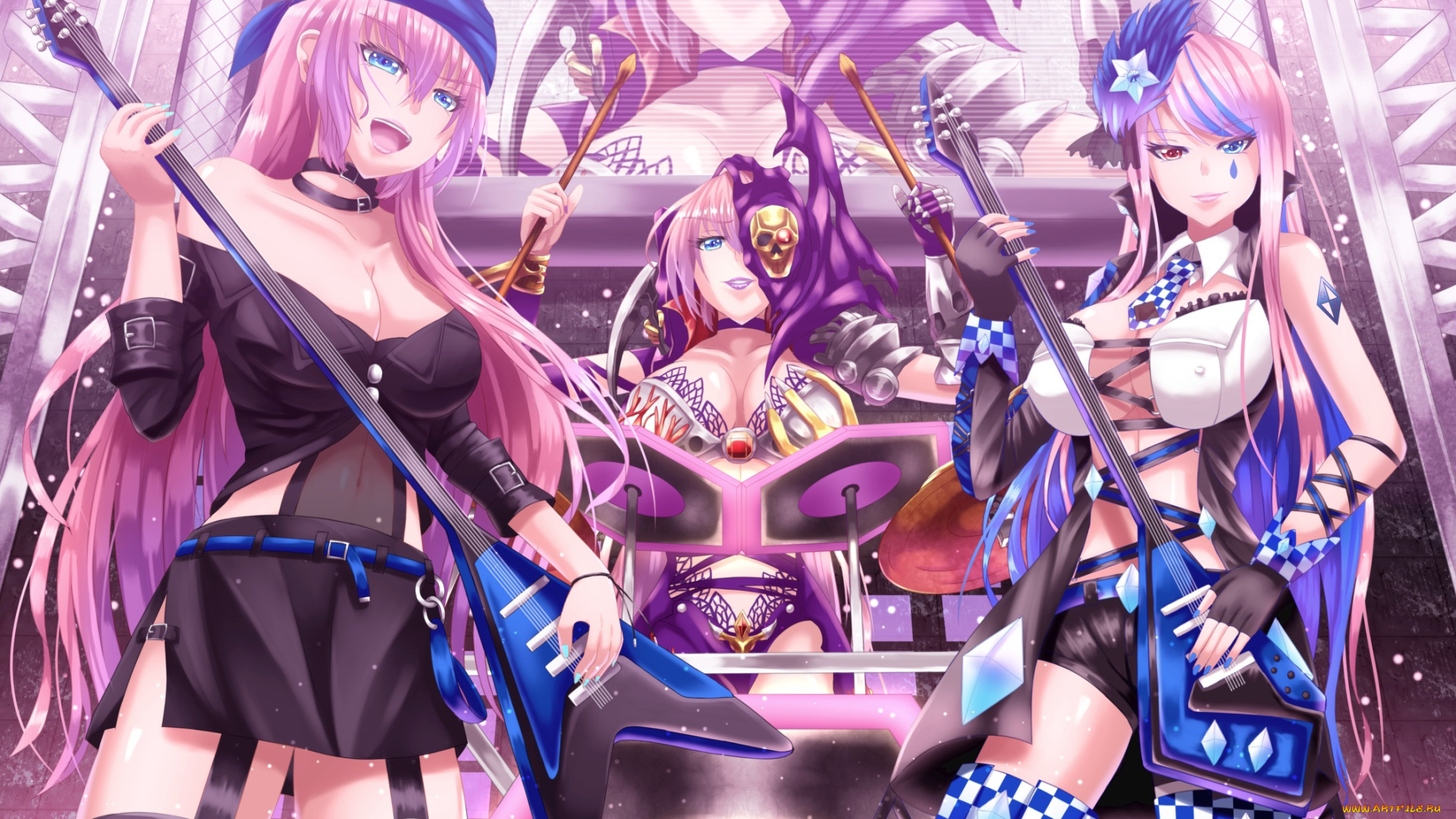 аниме, vocaloid, megurine, luka