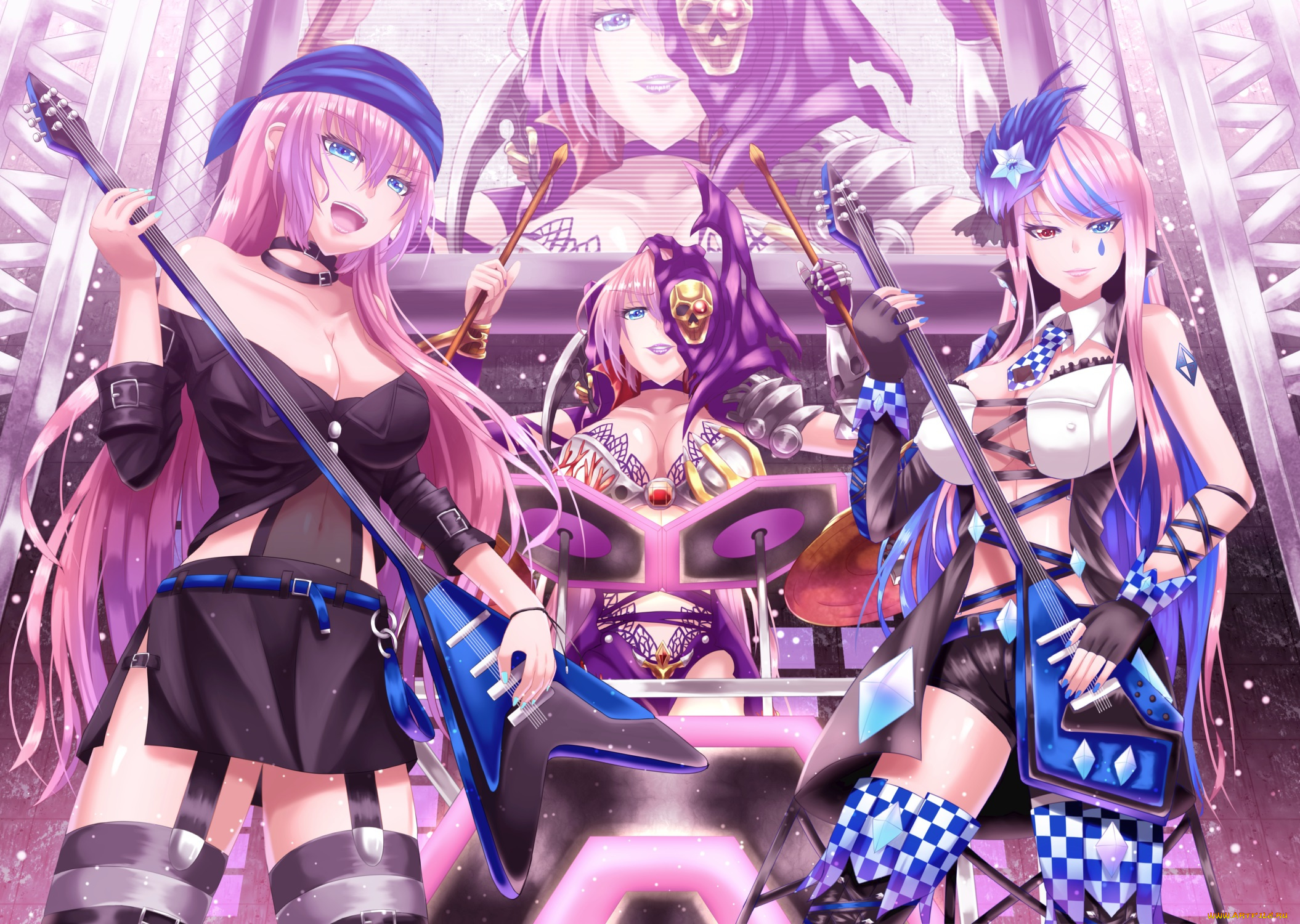 аниме, vocaloid, megurine, luka