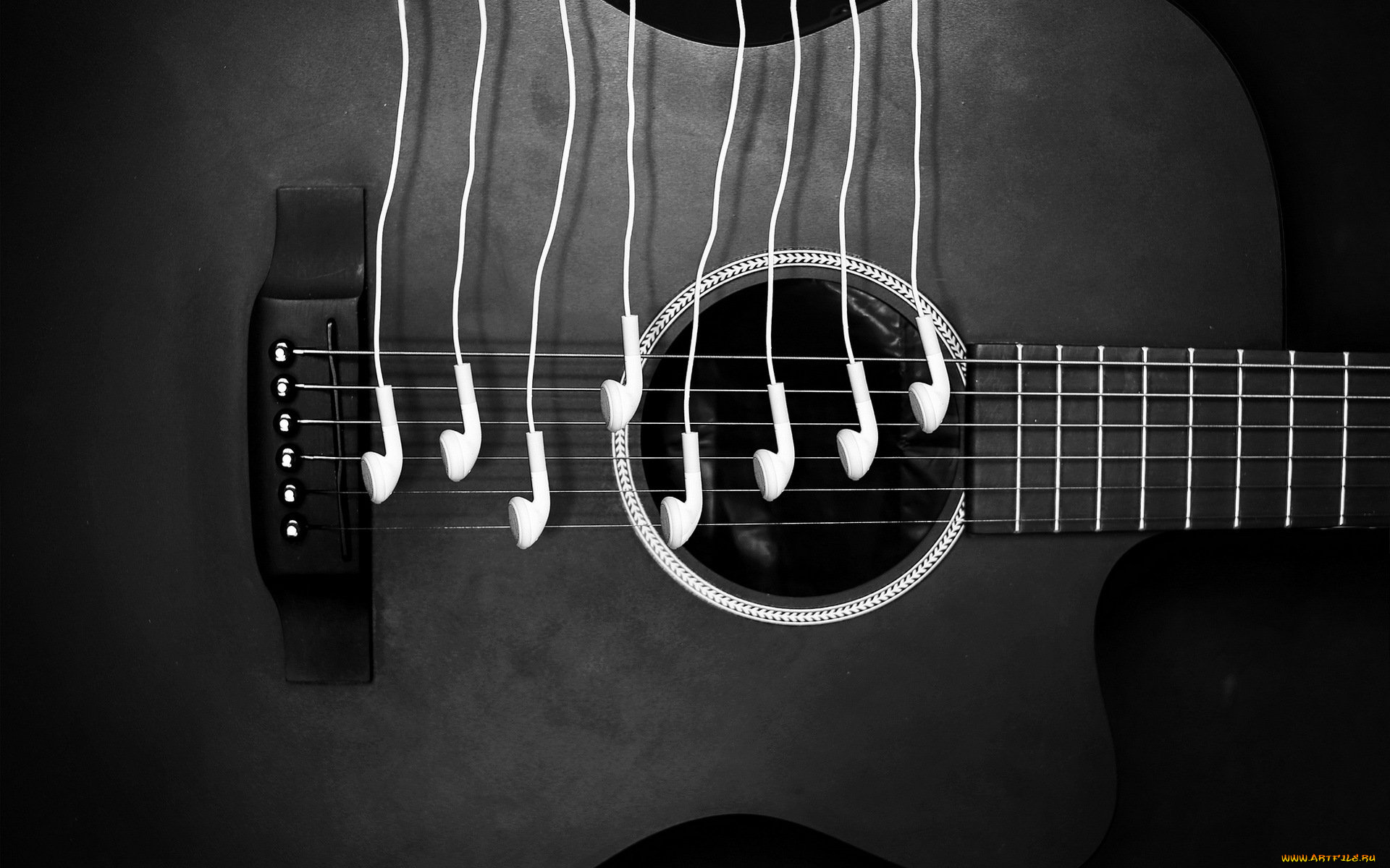музыка, -музыкальные, инструменты, наушники, гитара
