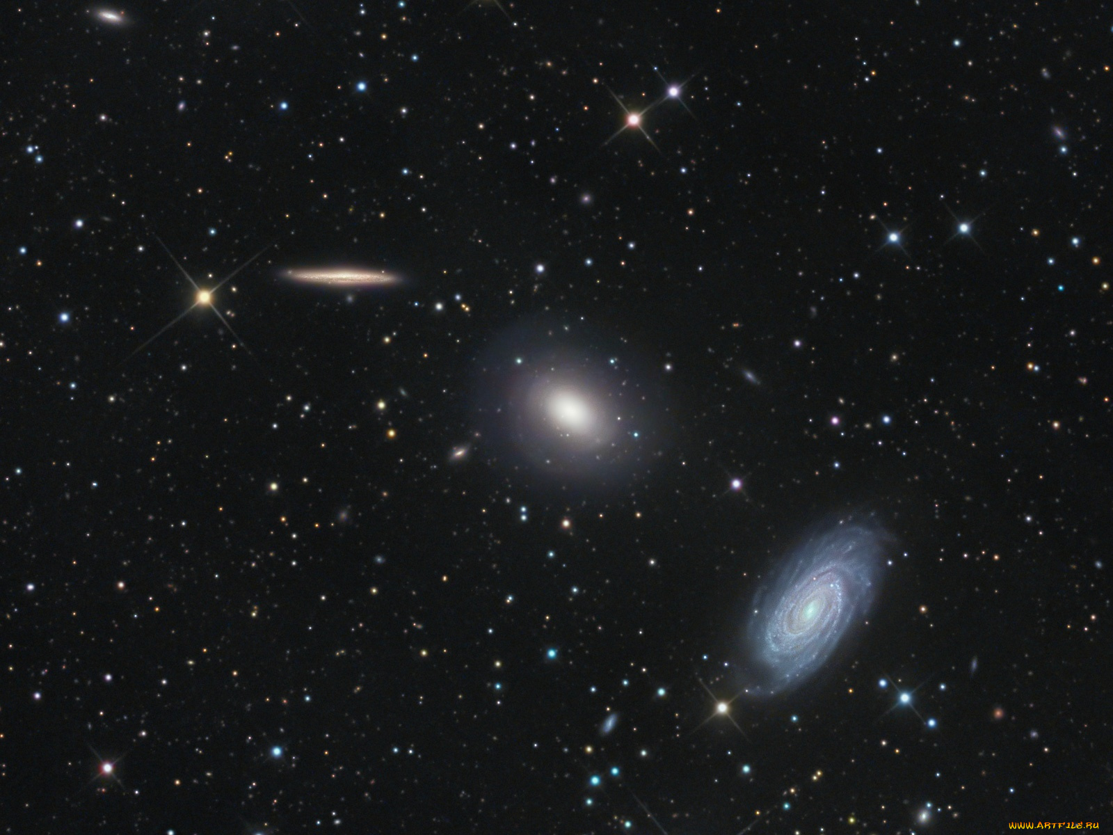 ngc5982, космос, галактики, туманности